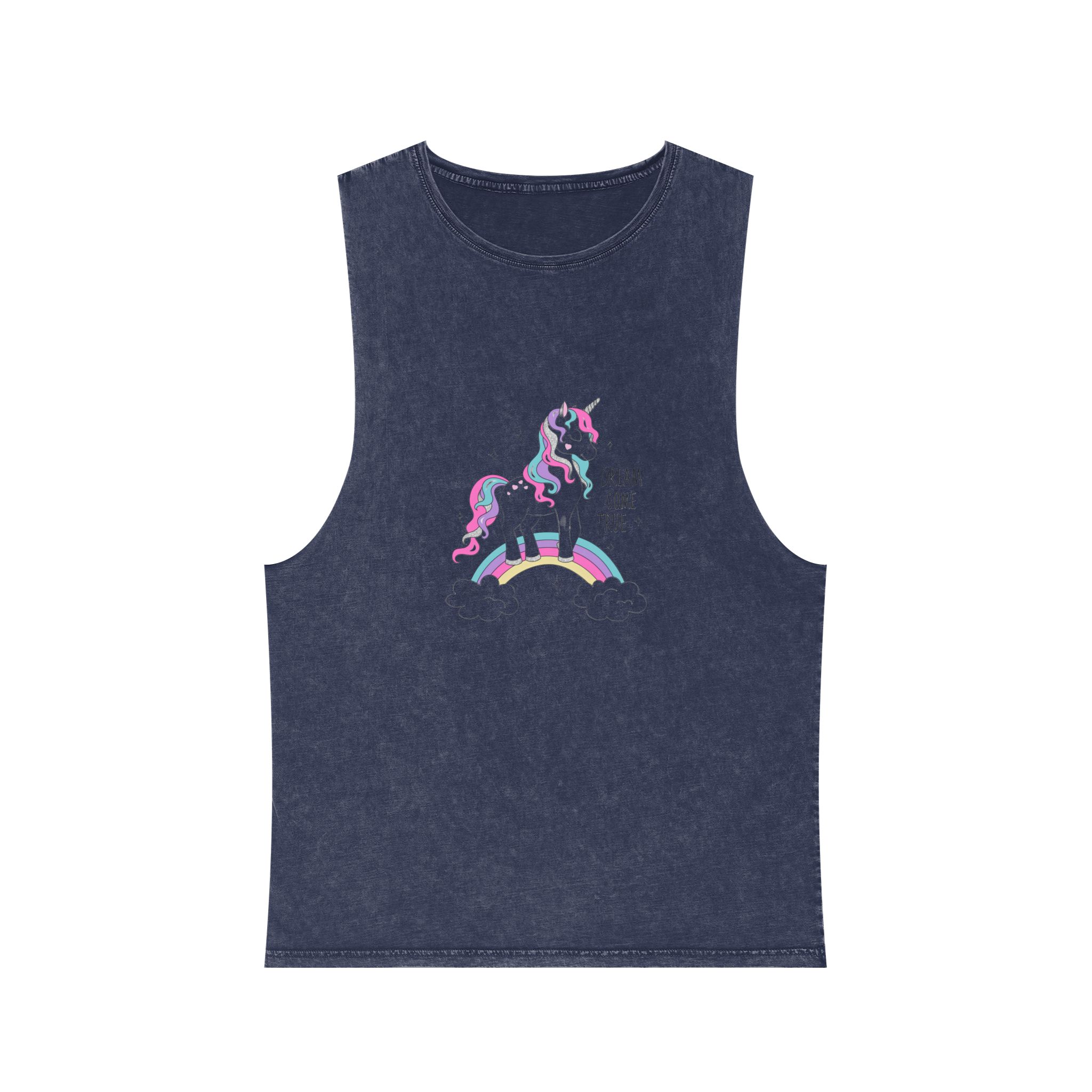 Unicorn V374 Unisex Stonewash Tank Top - Image 13