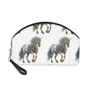 Multicolored Unicorn Galloping Dreem Unicorn Illustration (2) Makeup Bag