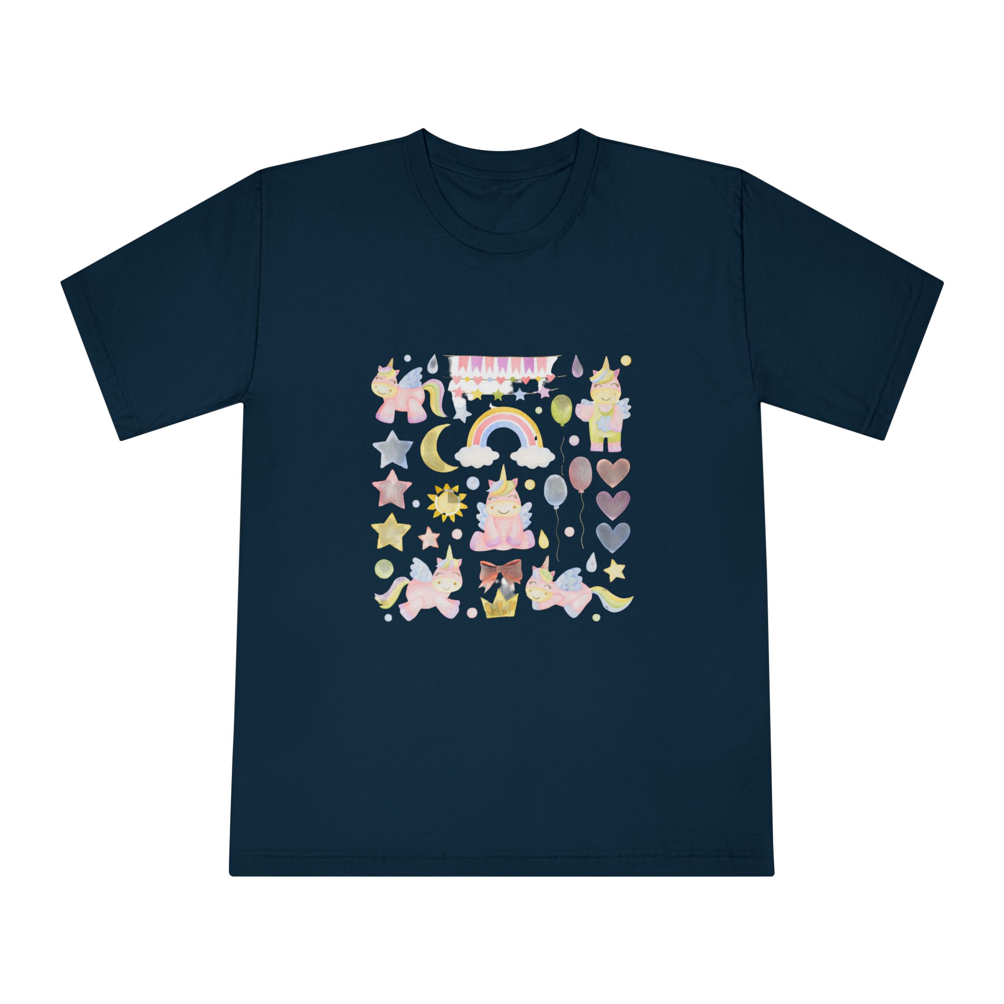 Unicorns 135 Unisex Classic Crewneck T Shirt - Image 17