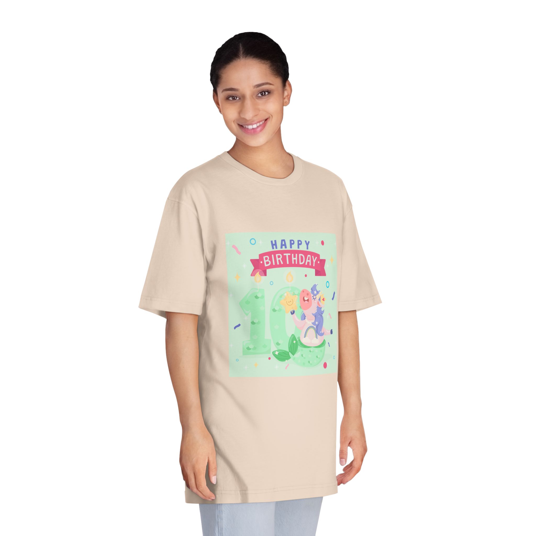 Unicorn V738 Unisex Classic Crewneck T Shirt - Image 11