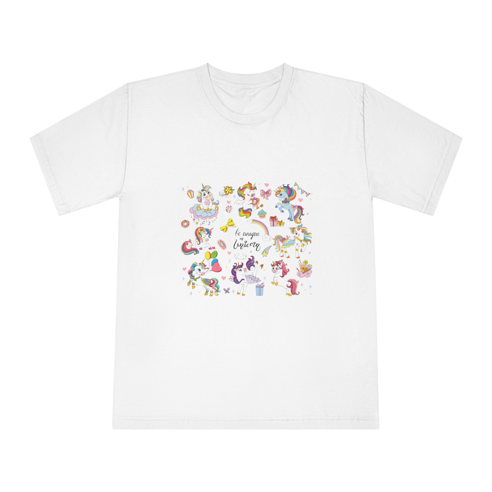 Unicorn V862 Unisex Classic Crewneck T Shirt