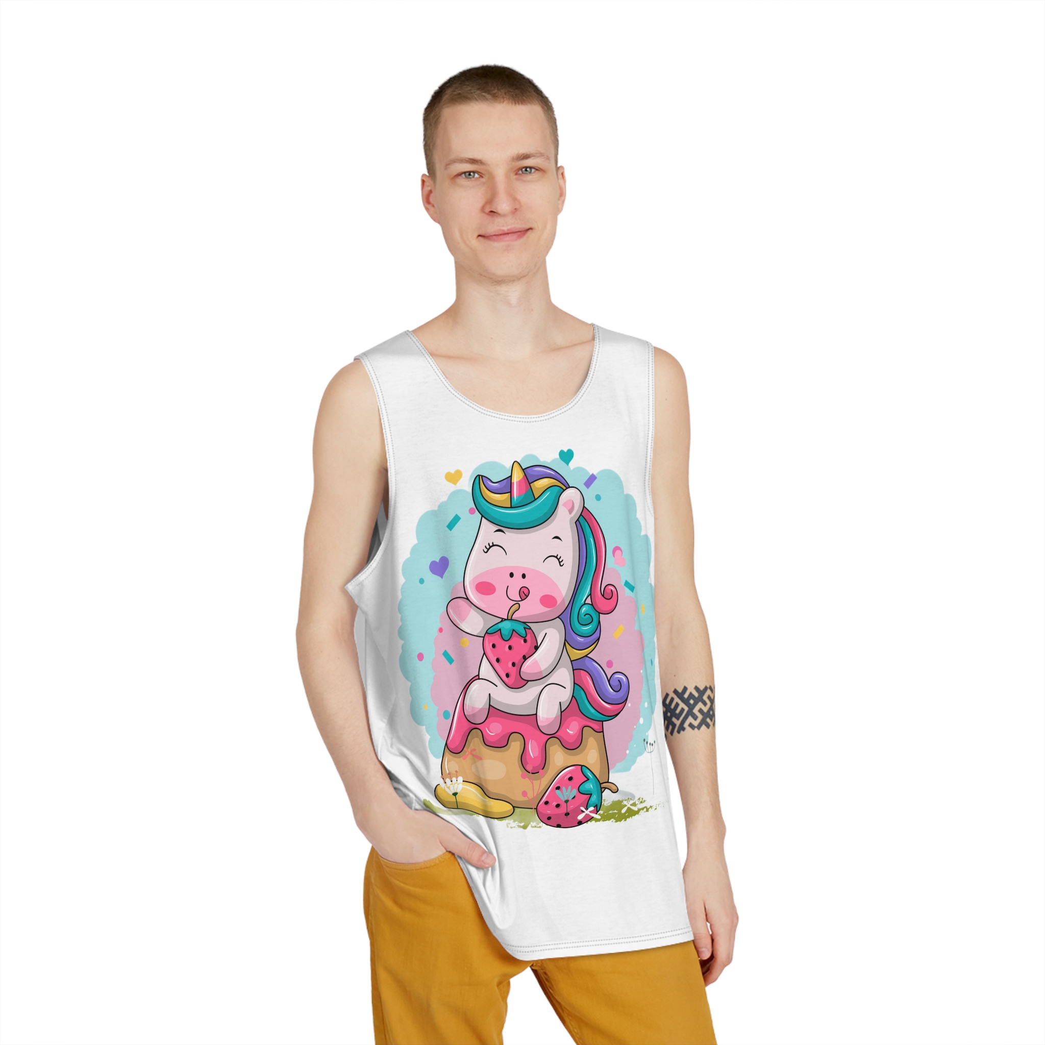 Unicorn V548 Mens Tank Aop - Image 3