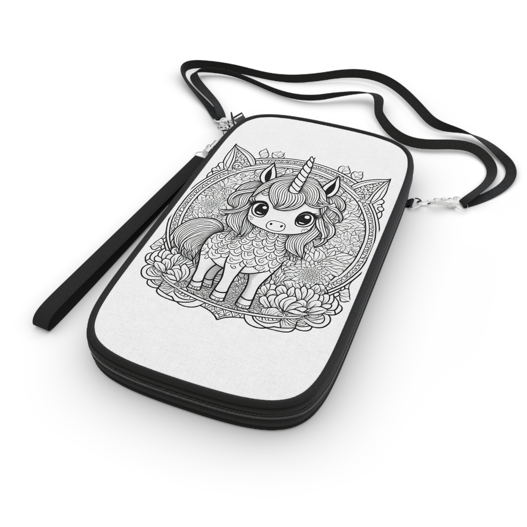 Kids Coloring Fun With Unicorns Passport Wallet - Image 3