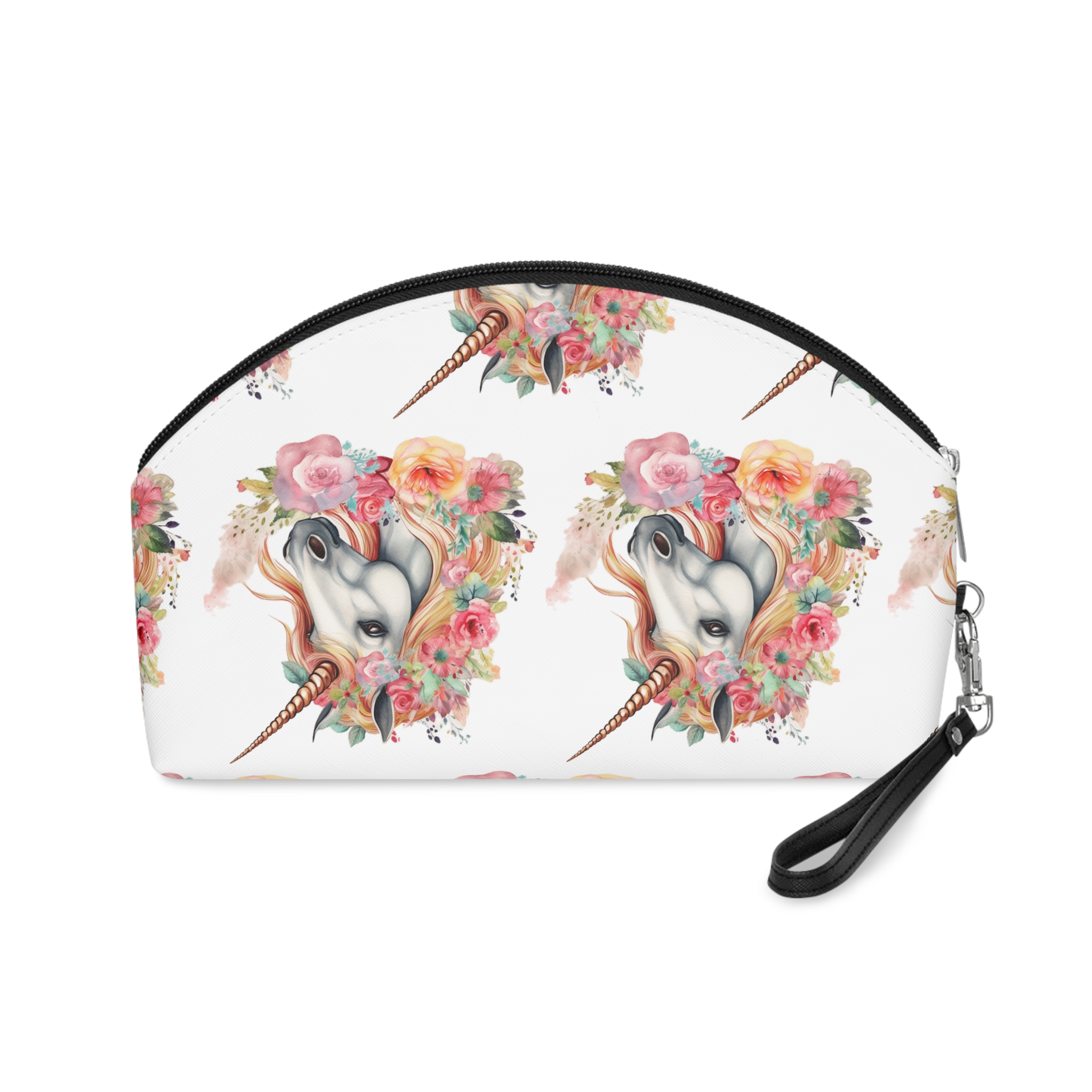Unicorn With Flower Crown It (1) Makeup Bag - Image 2