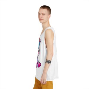 Unicorn Happy Daddys Girl Mens Tank Aop