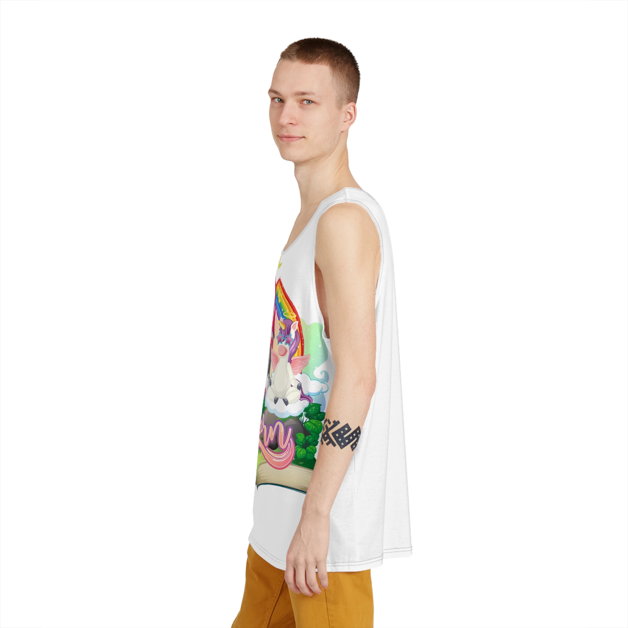Unicorn V659 Mens Tank Aop