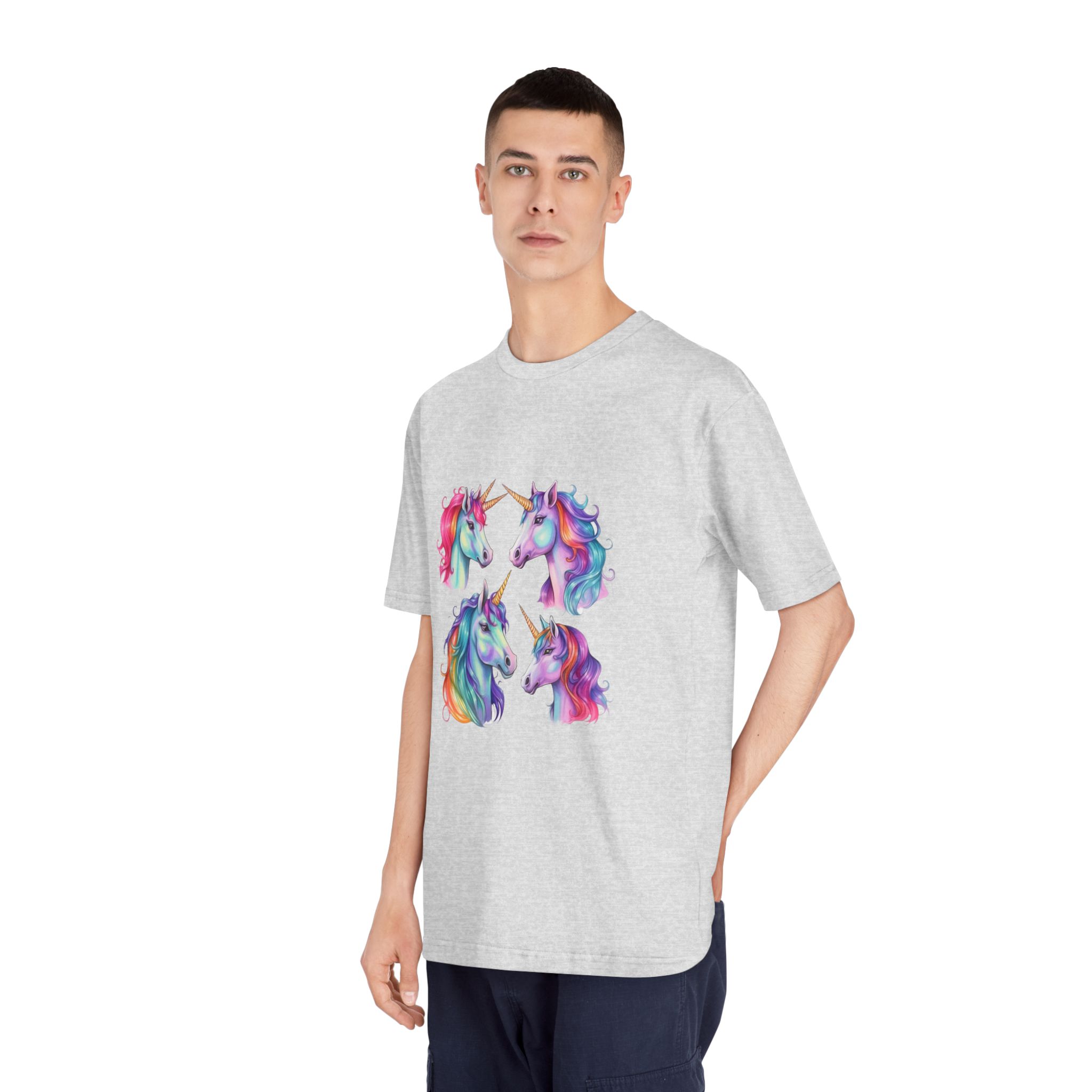Unicorns 203 Unisex Classic Crewneck T Shirt - Image 16