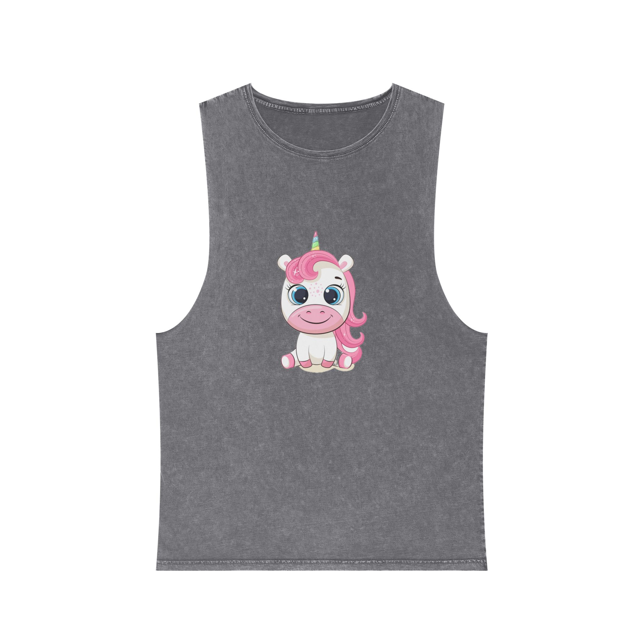 Unicorn V446 Unisex Stonewash Tank Top - Image 9