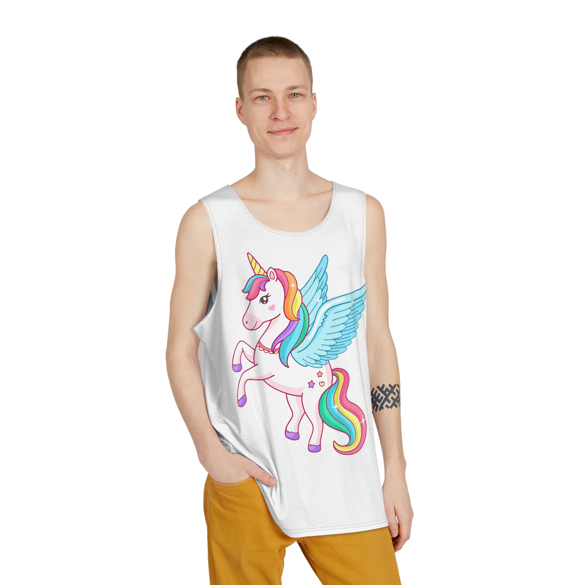 Unicorn V627 Mens Tank Aop - Image 3