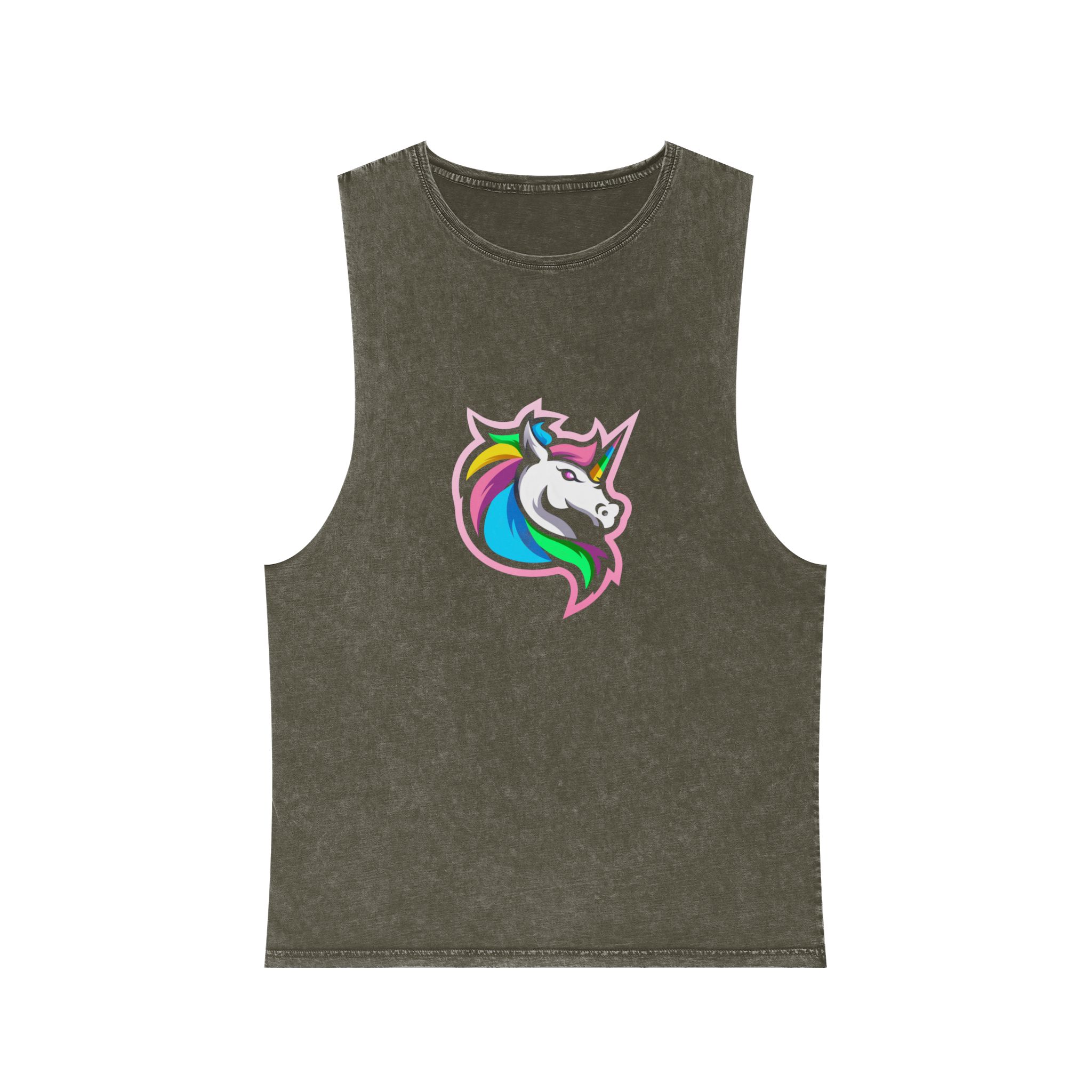 Unicorn V528 Unisex Stonewash Tank Top - Image 5