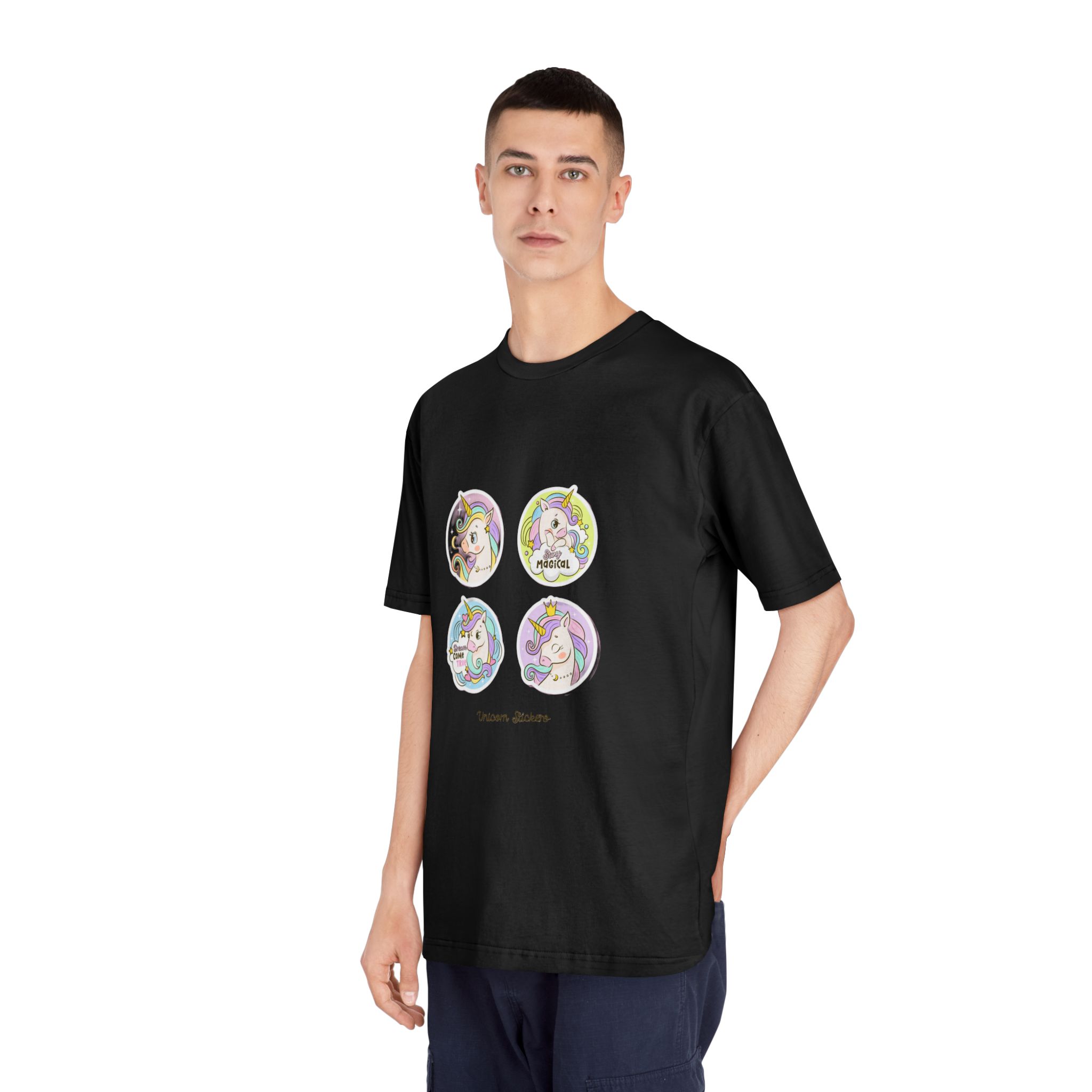 Unicorn V763 Unisex Classic Crewneck T Shirt - Image 8