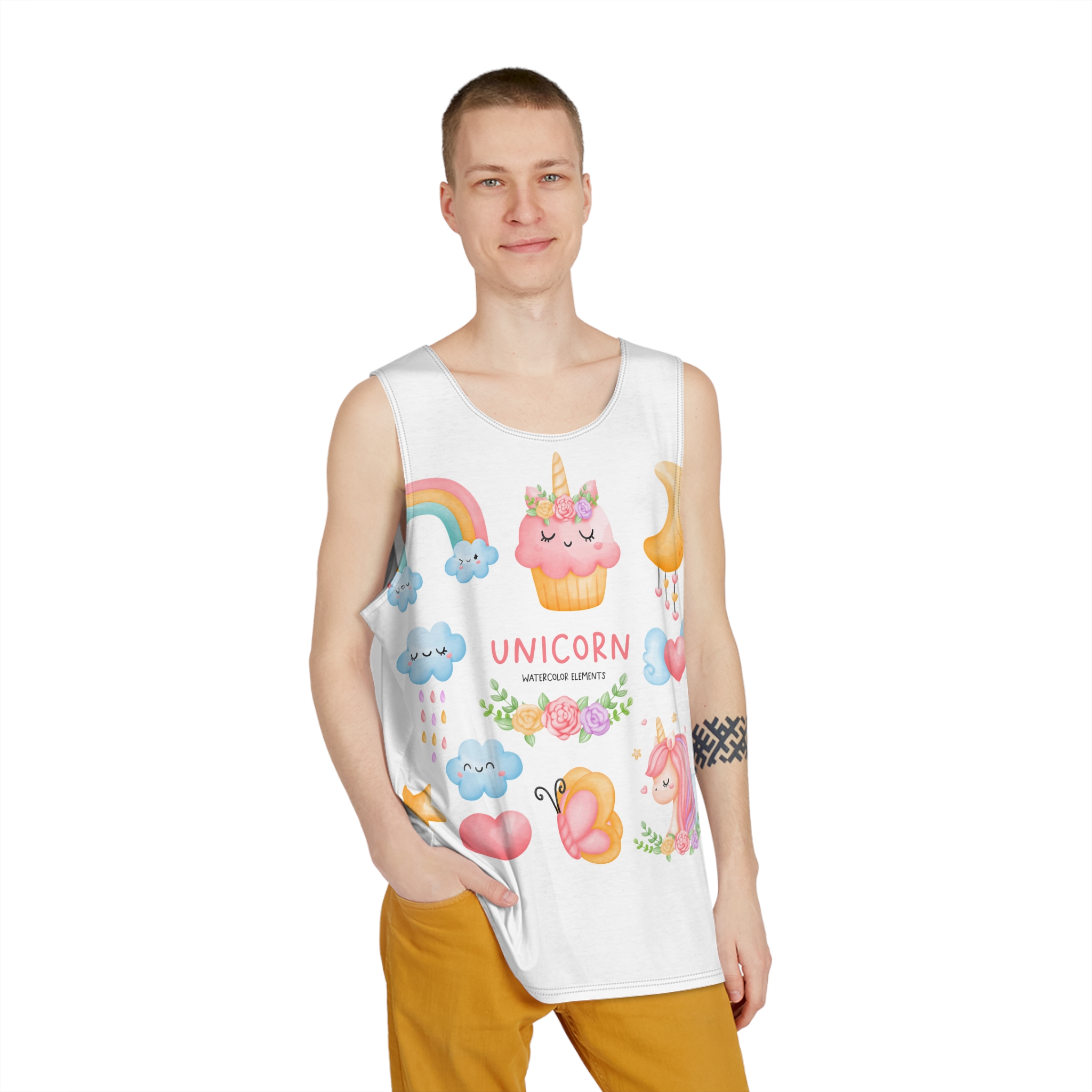 Unicorn V550 Mens Tank Aop - Image 3