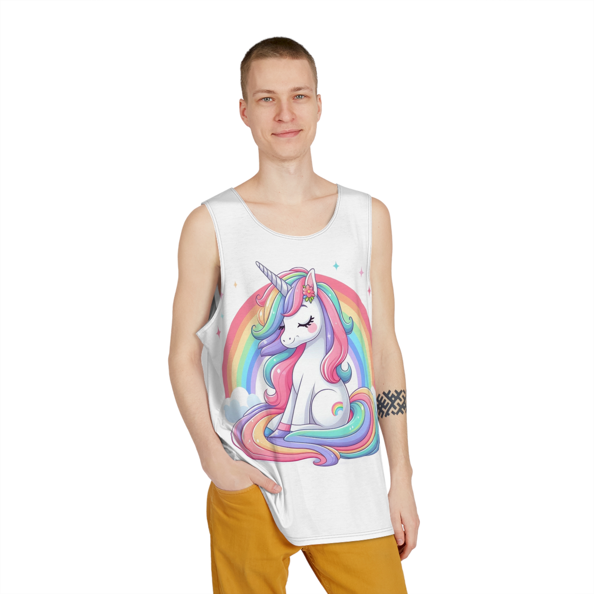 Unicorn V1 Mens Tank Aop - Image 3