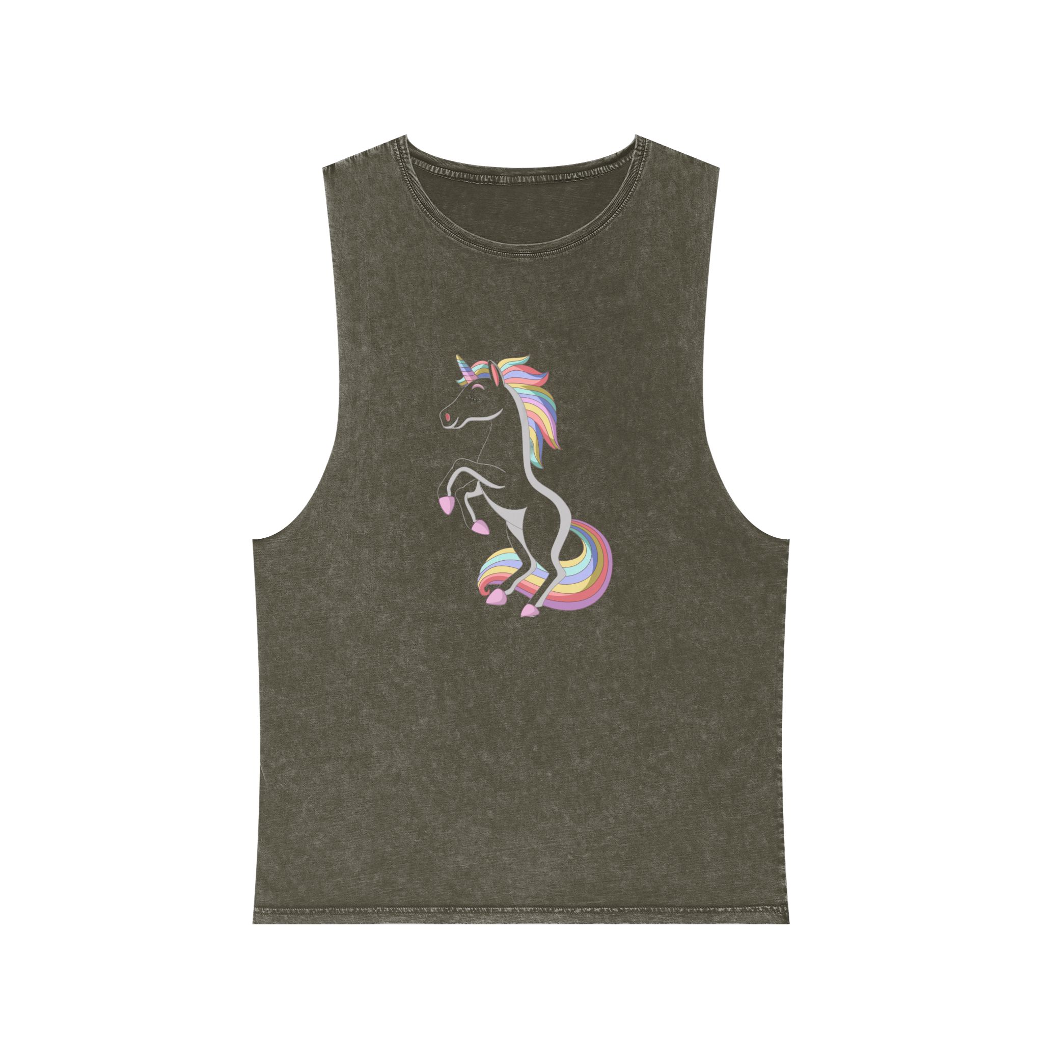 Unicorn V362 Unisex Stonewash Tank Top - Image 5