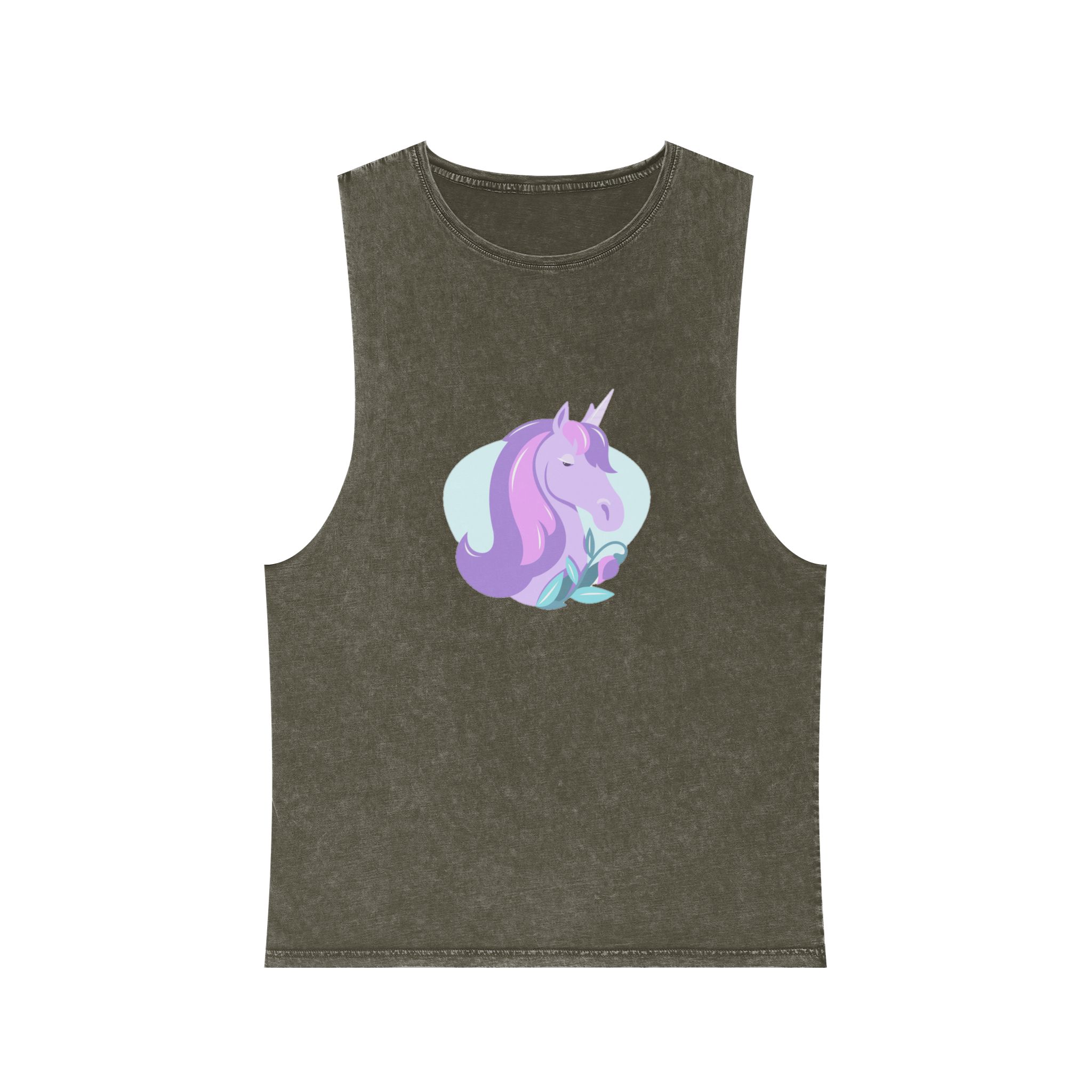 Unicorn V330 Unisex Stonewash Tank Top - Image 5
