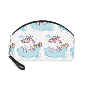 Cute Unicorn Princess Cartoon Sleep Cloud Kawaii Clipart Makeup Bag
