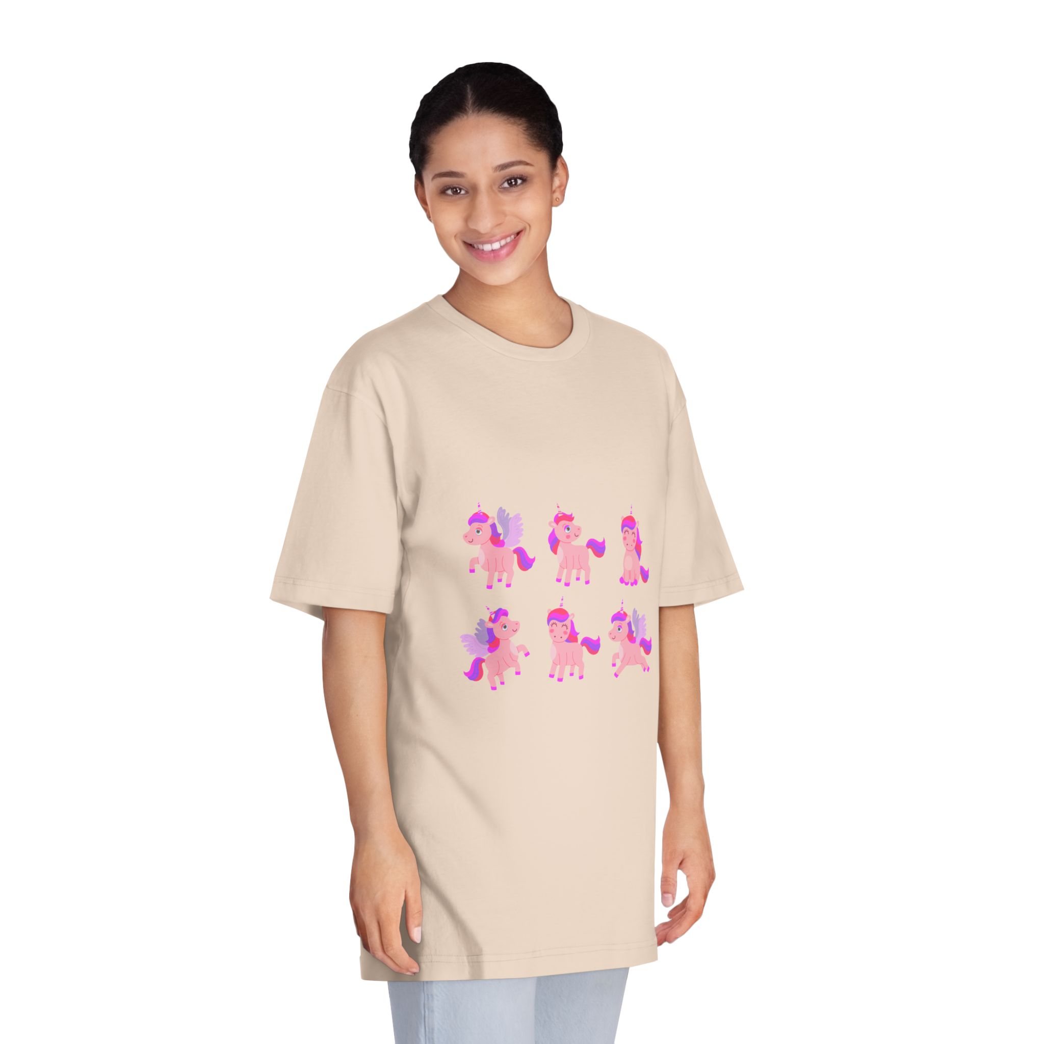 Unicorn V717 Unisex Classic Crewneck T Shirt - Image 11