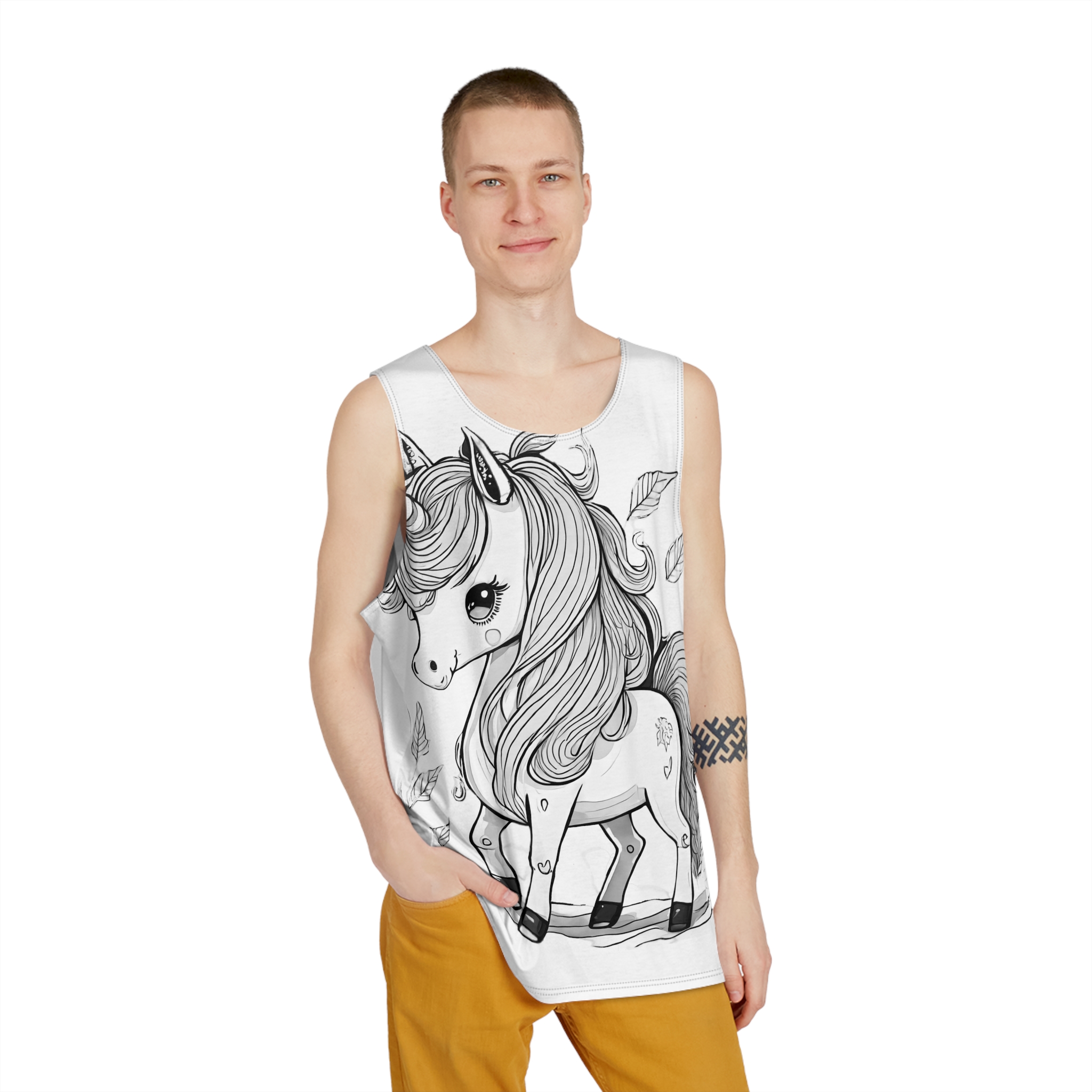 Unicorns 230 Mens Tank Aop - Image 3