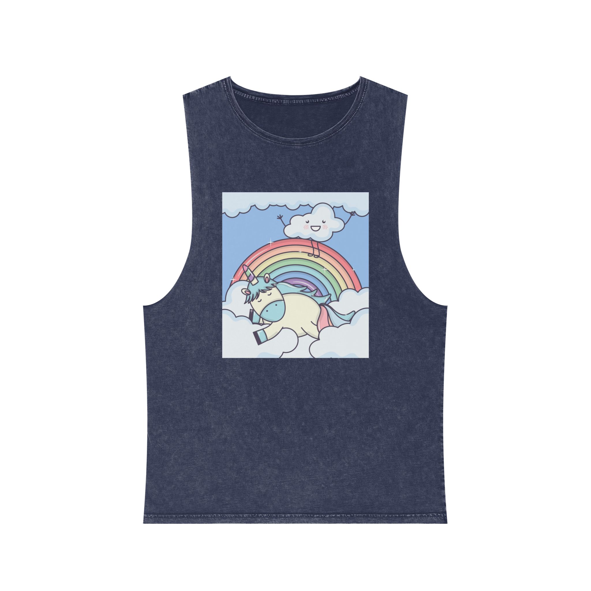 Unicorn V353 Unisex Stonewash Tank Top - Image 13