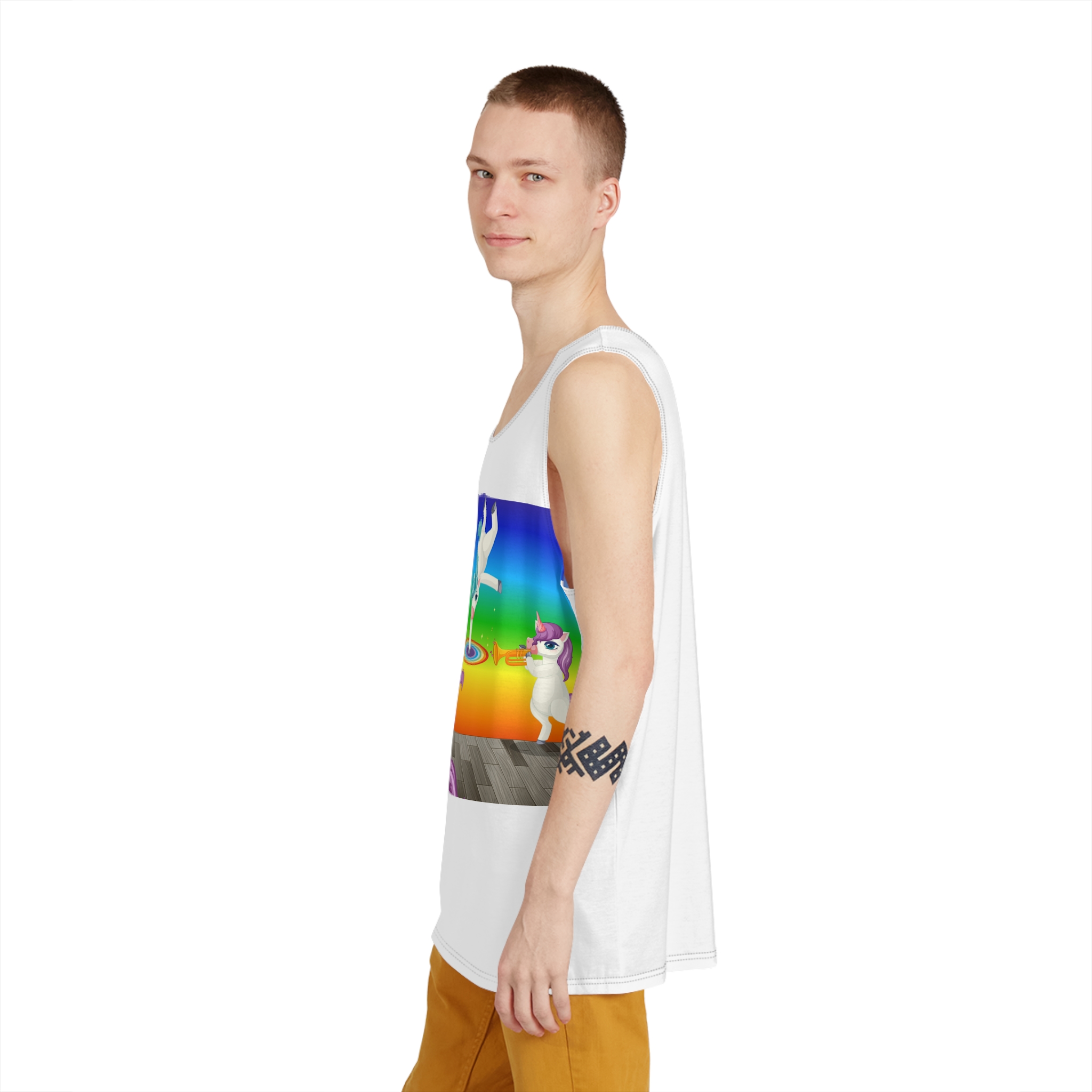 Unicorn V704 Mens Tank Aop