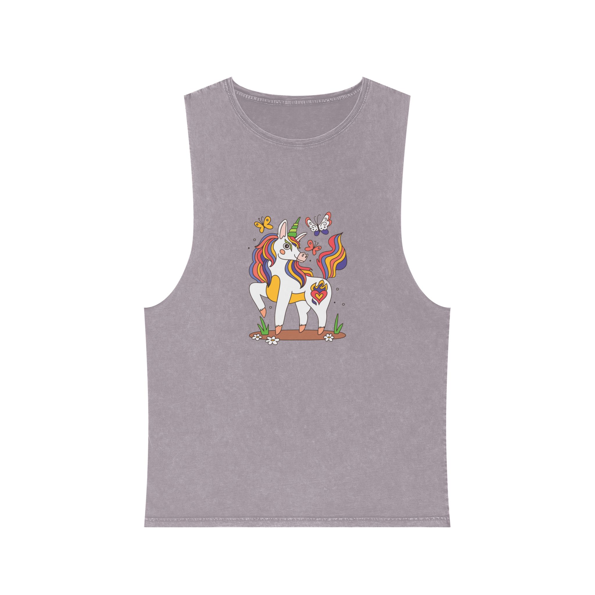 Unicorn V464 Unisex Stonewash Tank Top - Image 17