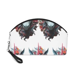 Colorful 3d Unicorn With Colorful Mane (2) Makeup Bag
