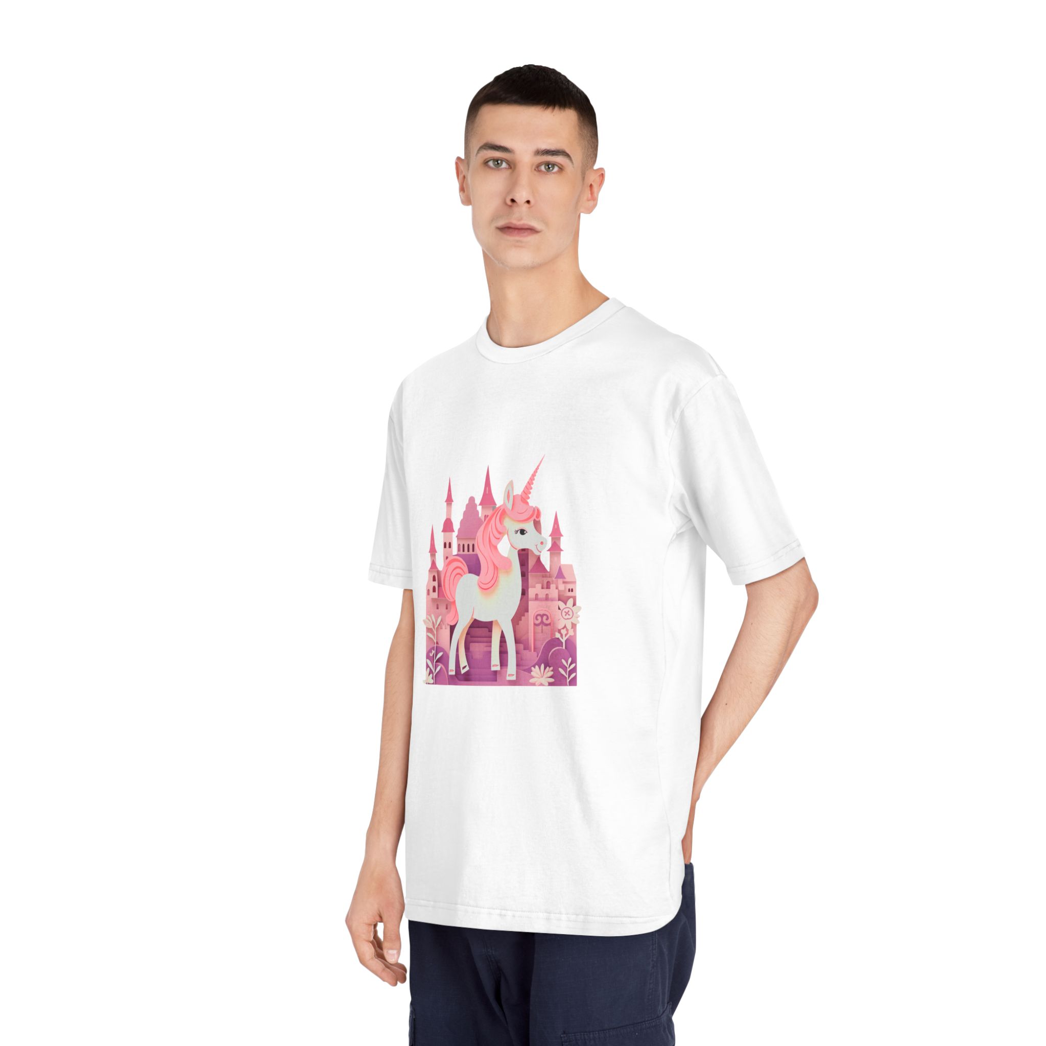 Unicorns 351 Unisex Classic Crewneck T Shirt - Image 4