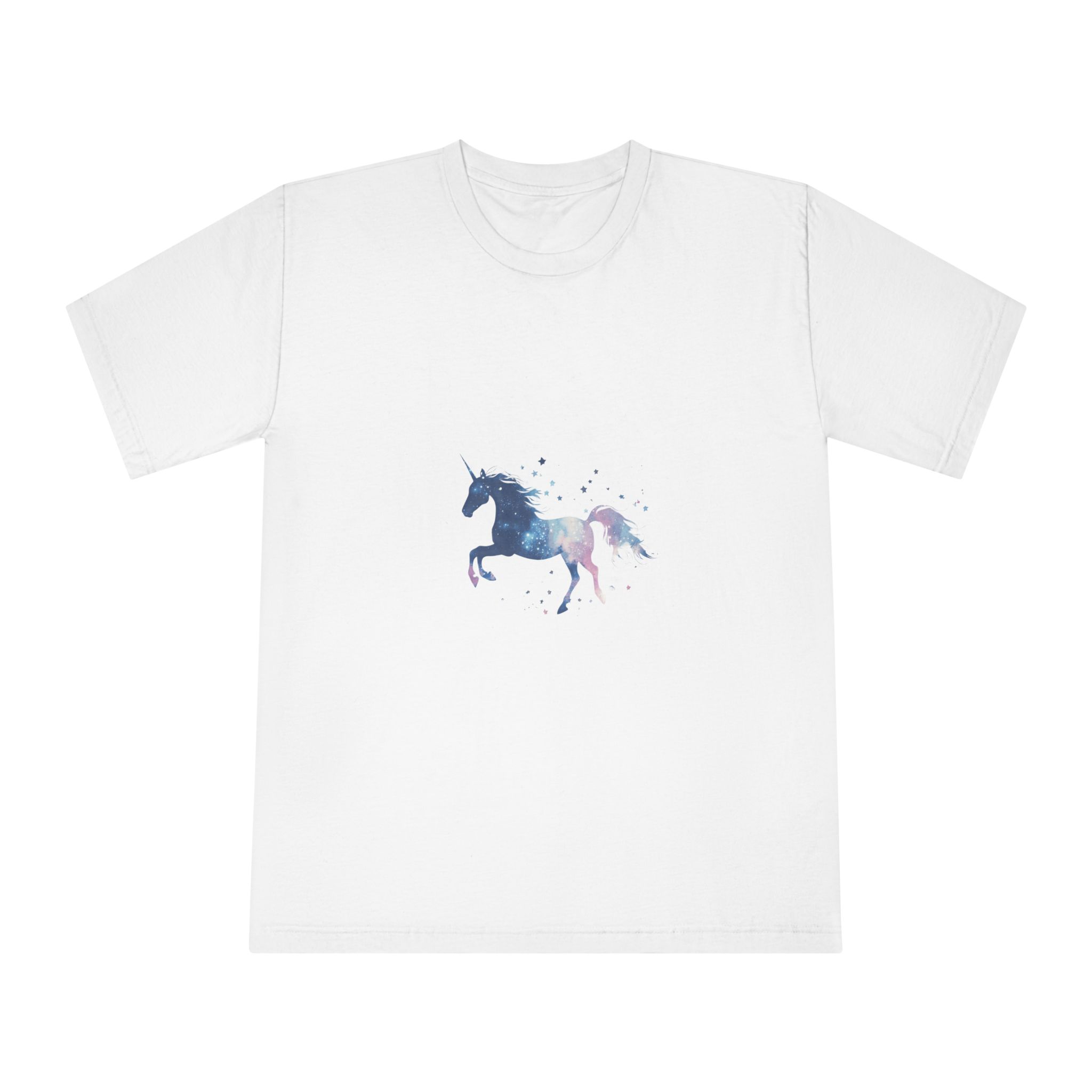Celestial Unicorn Watercolor Painting Unisex Classic Crewneck T Shirt