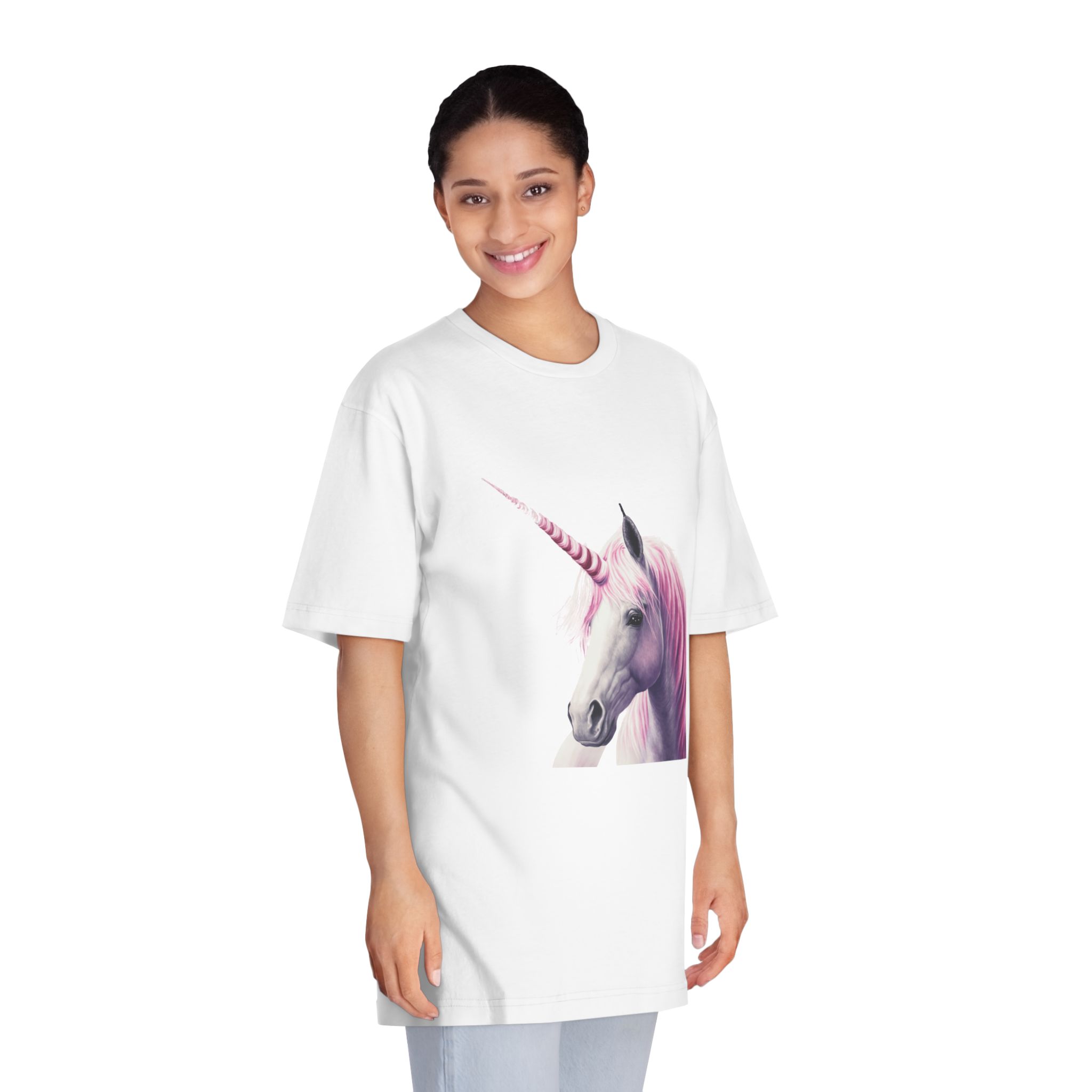 Unicorns 146 Unisex Classic Crewneck T Shirt - Image 3