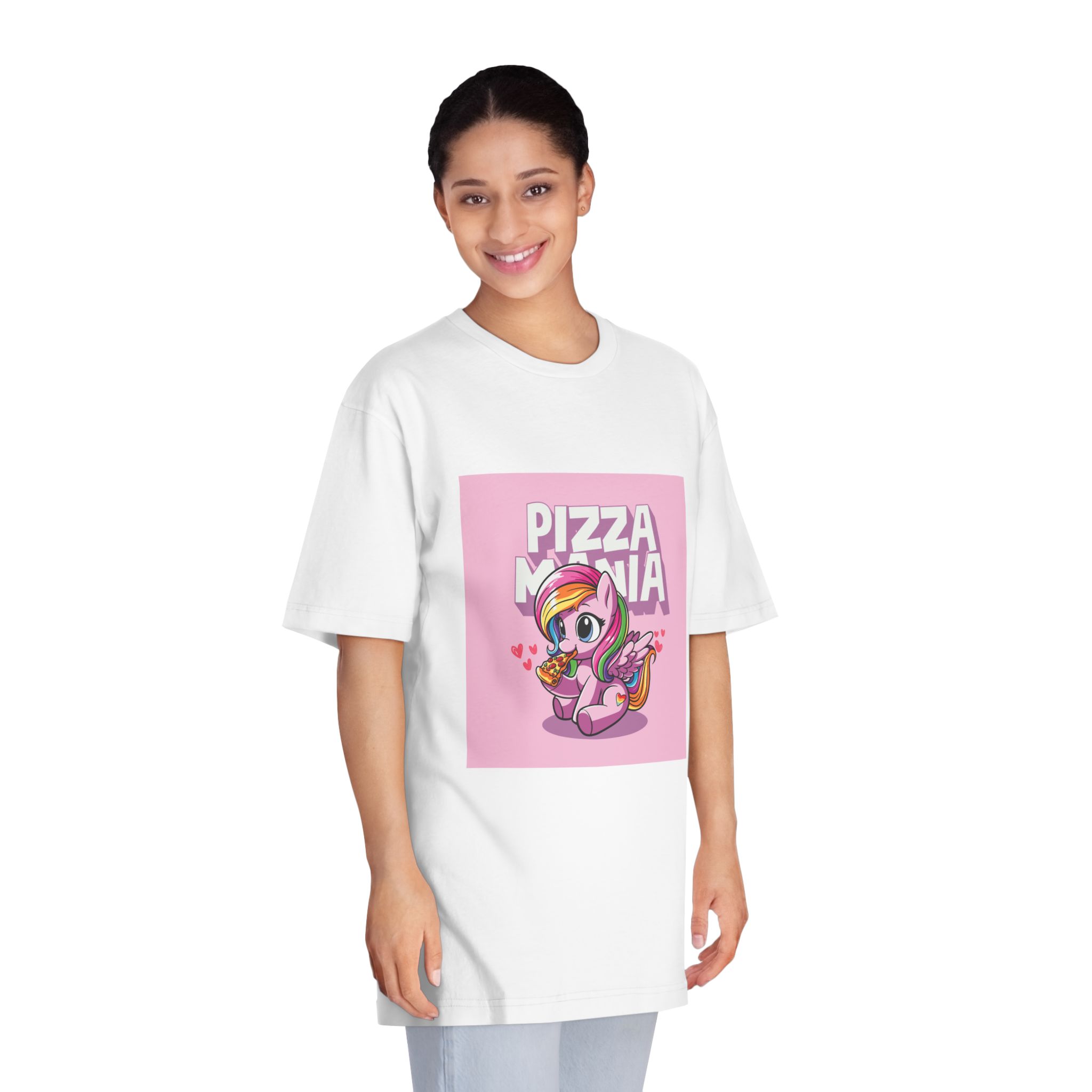 Pizza Mania Copia Unisex Classic Crewneck T Shirt - Image 3