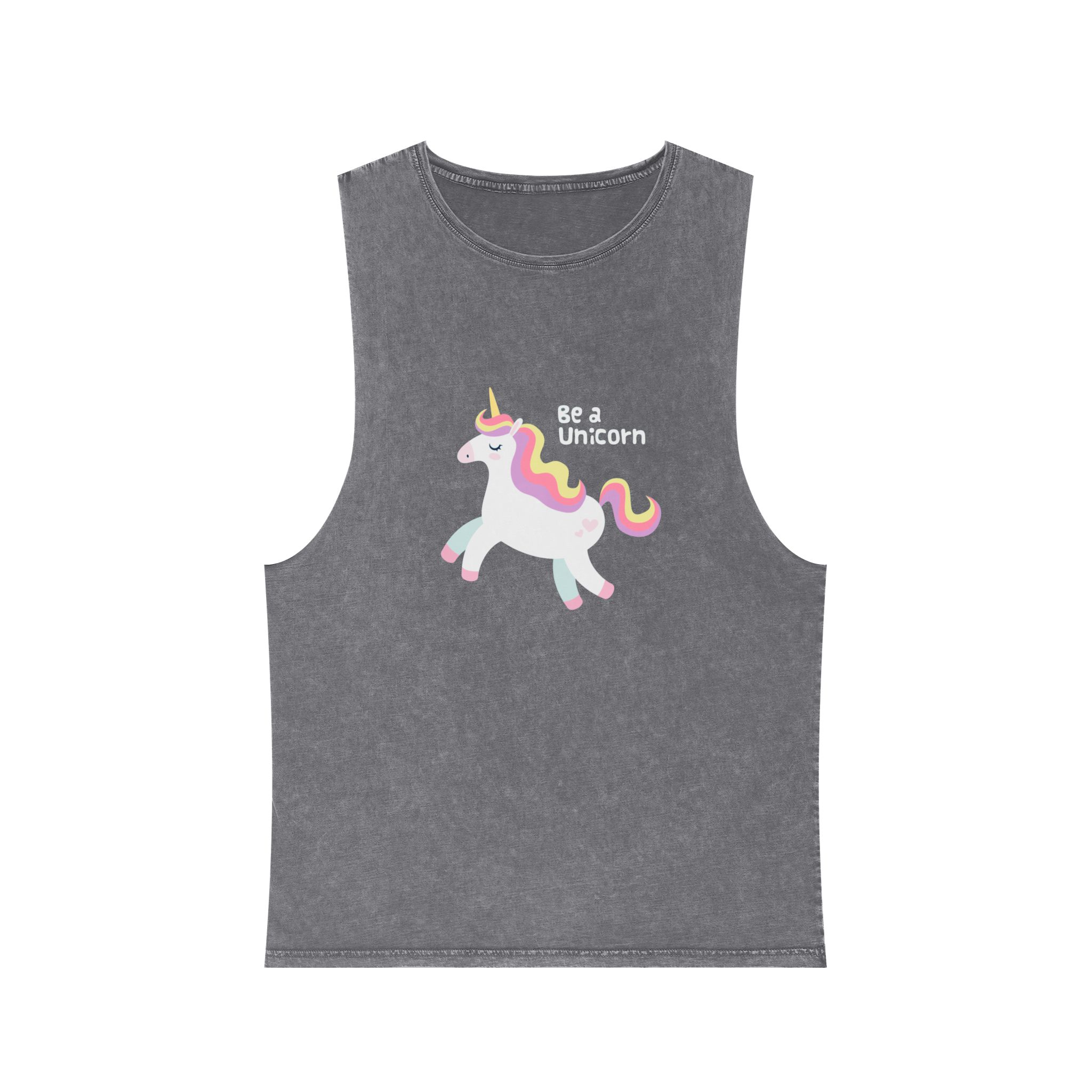 Unicorn V159 Unisex Stonewash Tank Top - Image 9