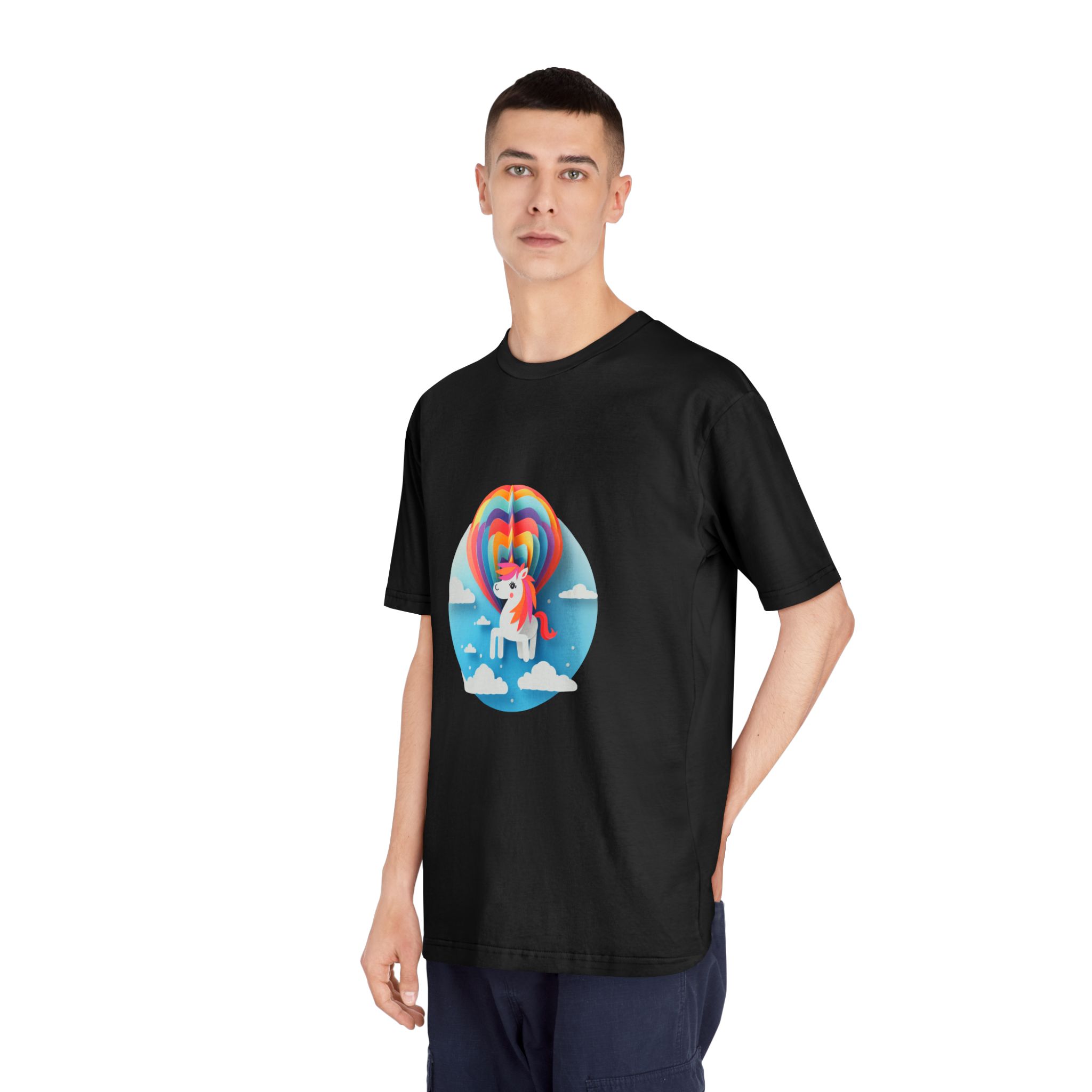 Unicorns 346 Unisex Classic Crewneck T Shirt - Image 8