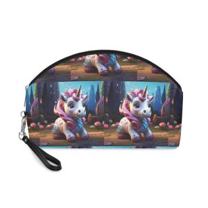 Animated Unicorn Children Generated By Ai (10) Makeup Bag