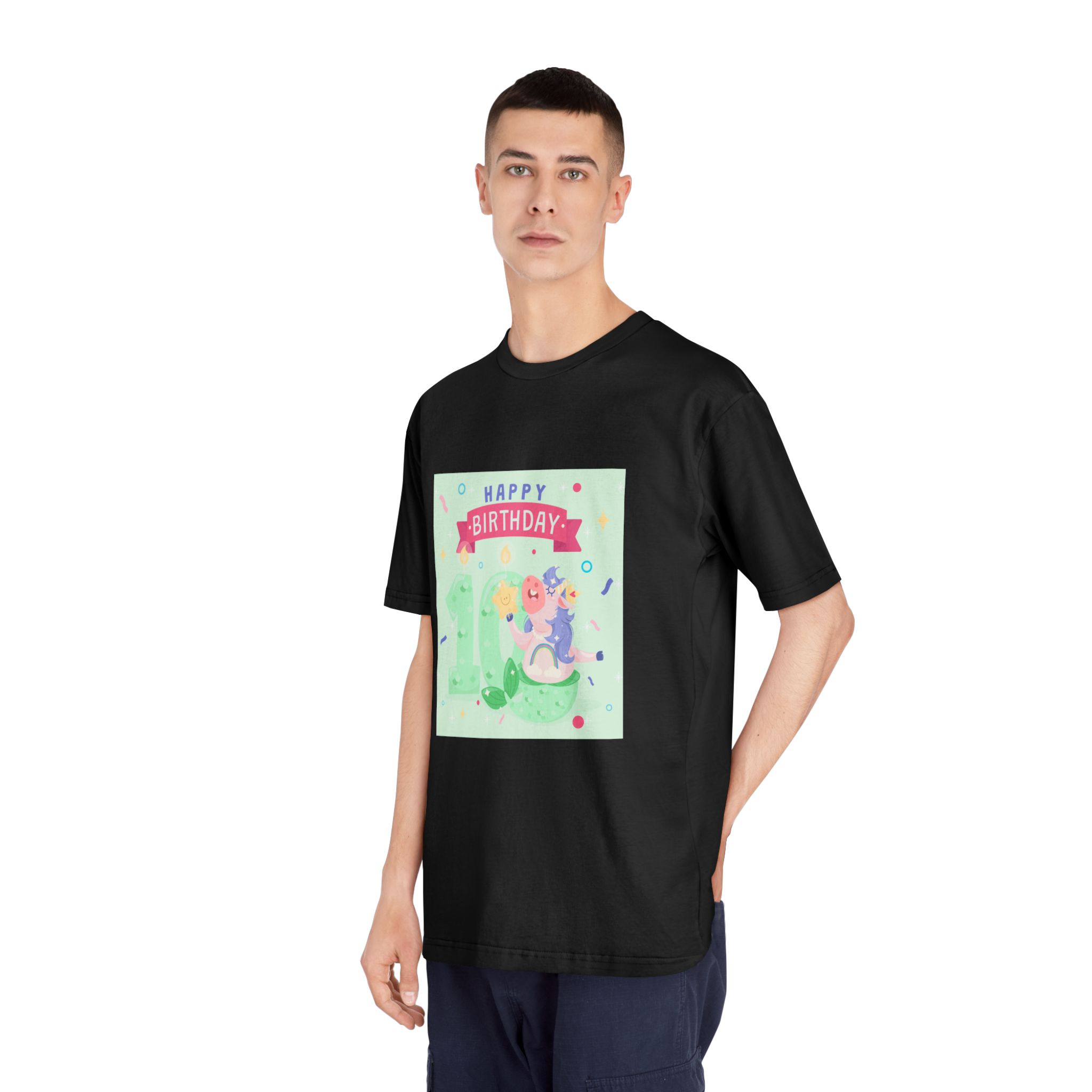 Unicorn V738 Unisex Classic Crewneck T Shirt - Image 8
