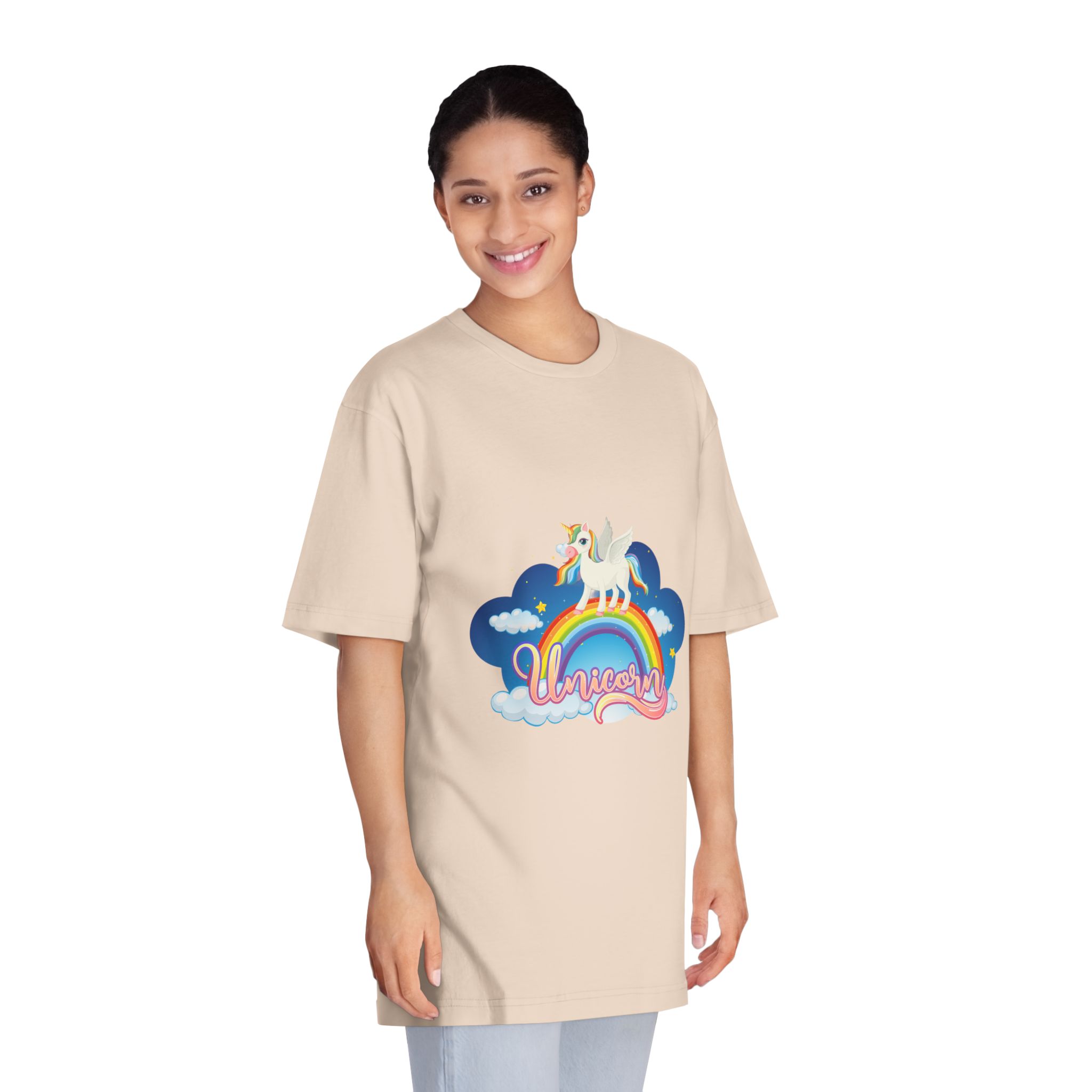 Unicorn V596 Unisex Classic Crewneck T Shirt - Image 11