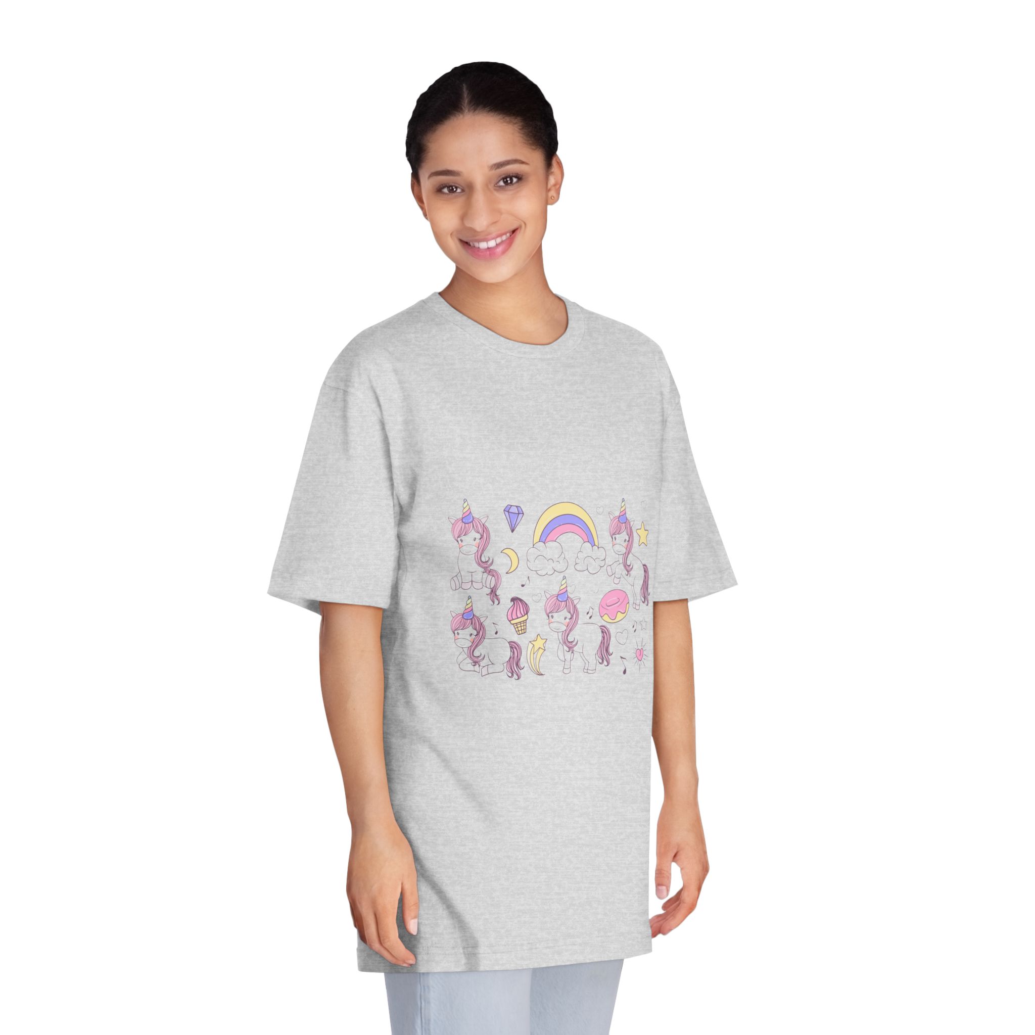 Unicorn V498 Unisex Classic Crewneck T Shirt - Image 15