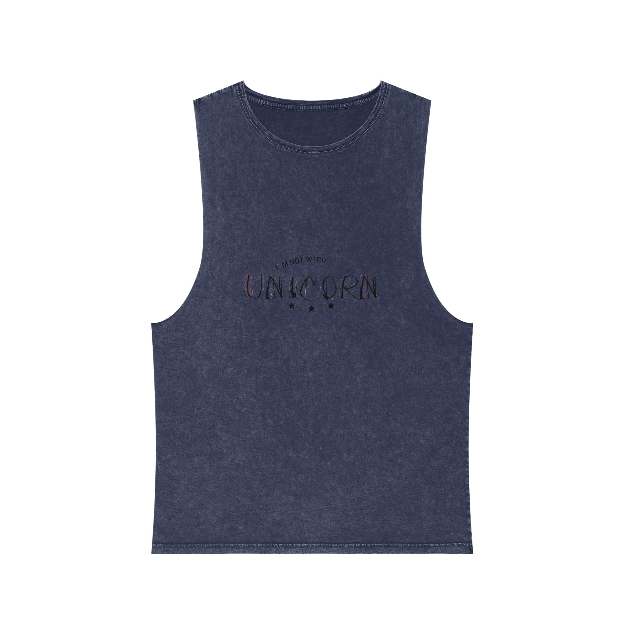 I Am Not Werd I Am An Unicorn Unisex Stonewash Tank Top - Image 13