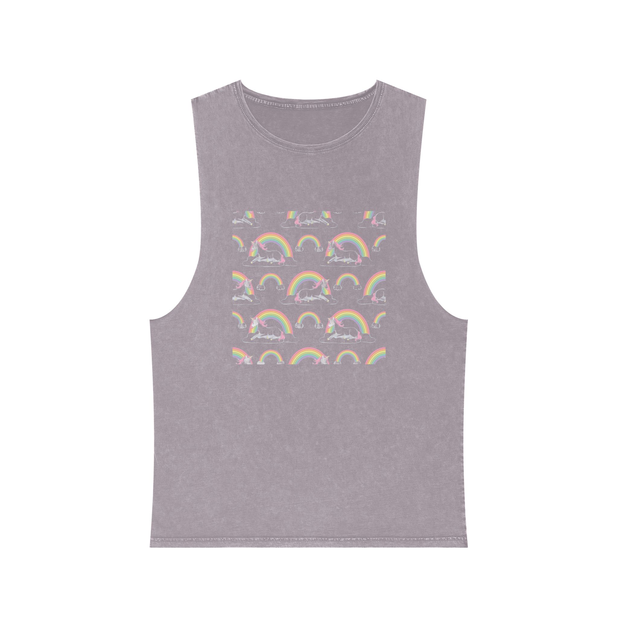 Unicorn V538 Unisex Stonewash Tank Top - Image 17