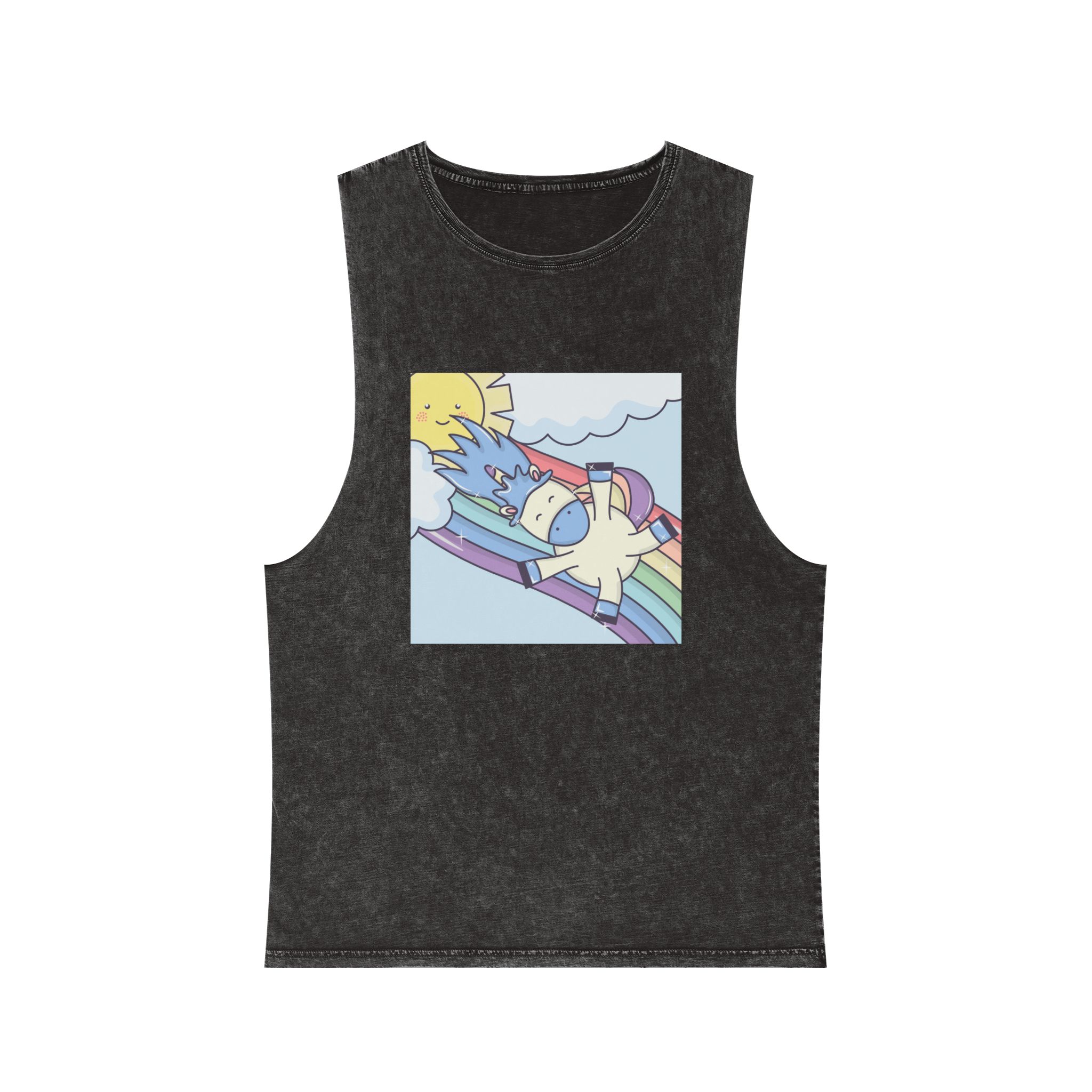 Unicorn V349 Unisex Stonewash Tank Top