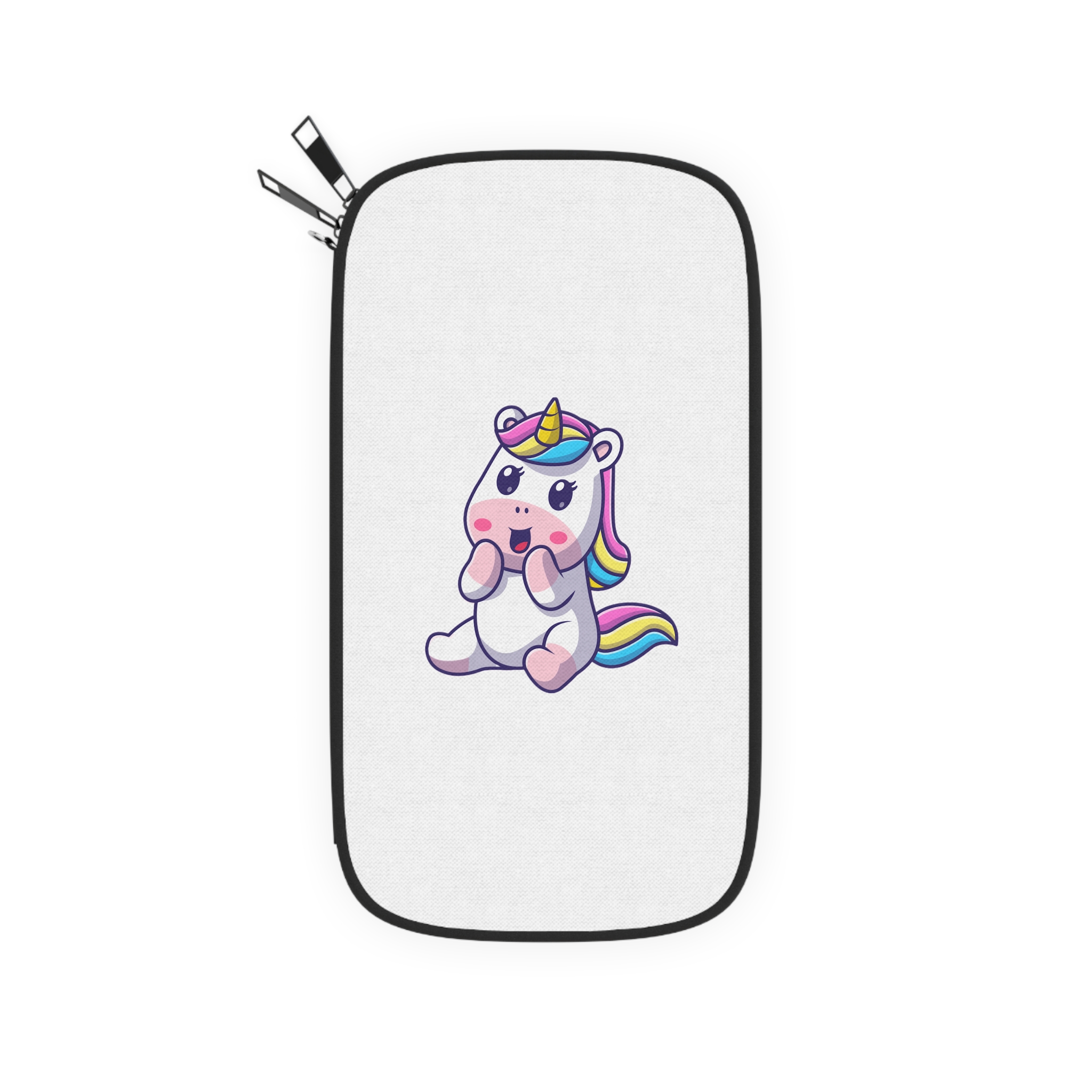Cute Unicorn Happy Passport Wallet - Image 2