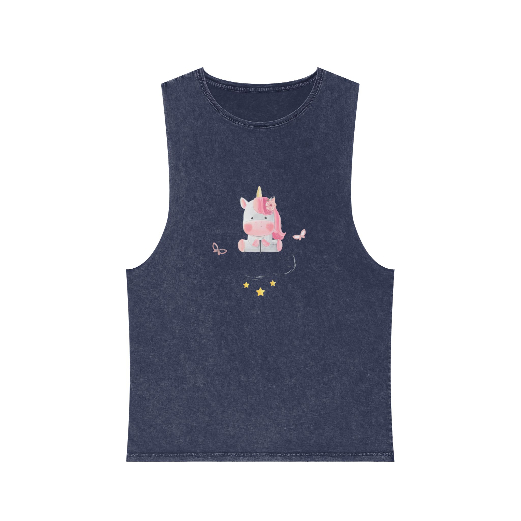 Unicorn V379 Unisex Stonewash Tank Top - Image 13
