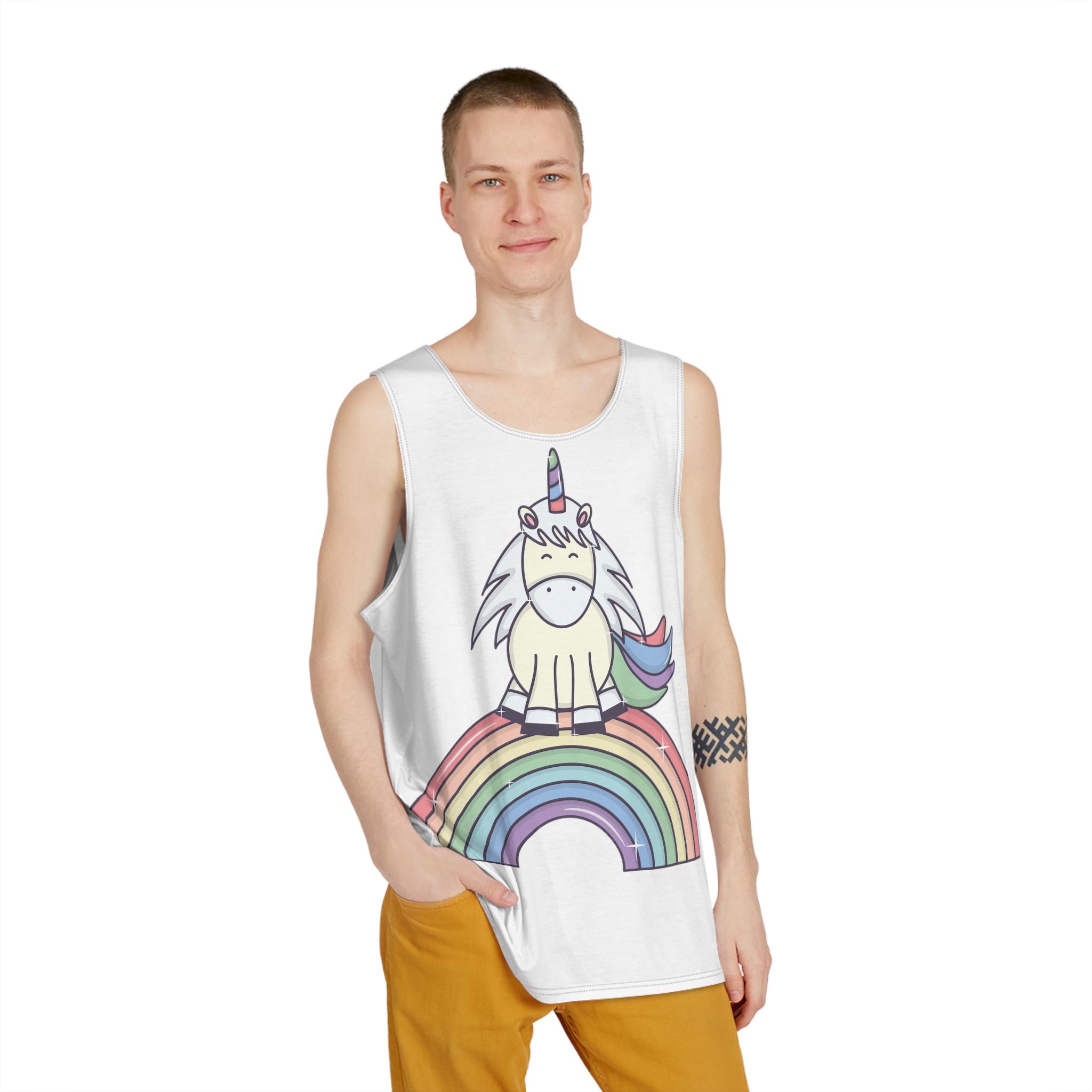 Unicorns 106 Mens Tank Aop - Image 3