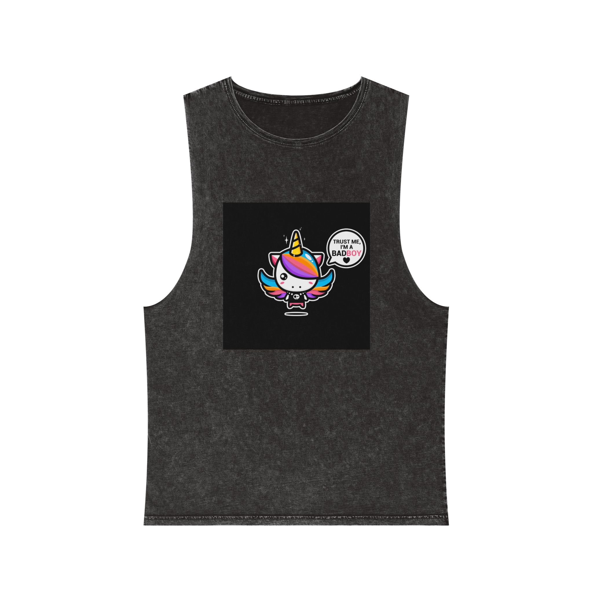 Cool Bad Boy Unisex Stonewash Tank Top