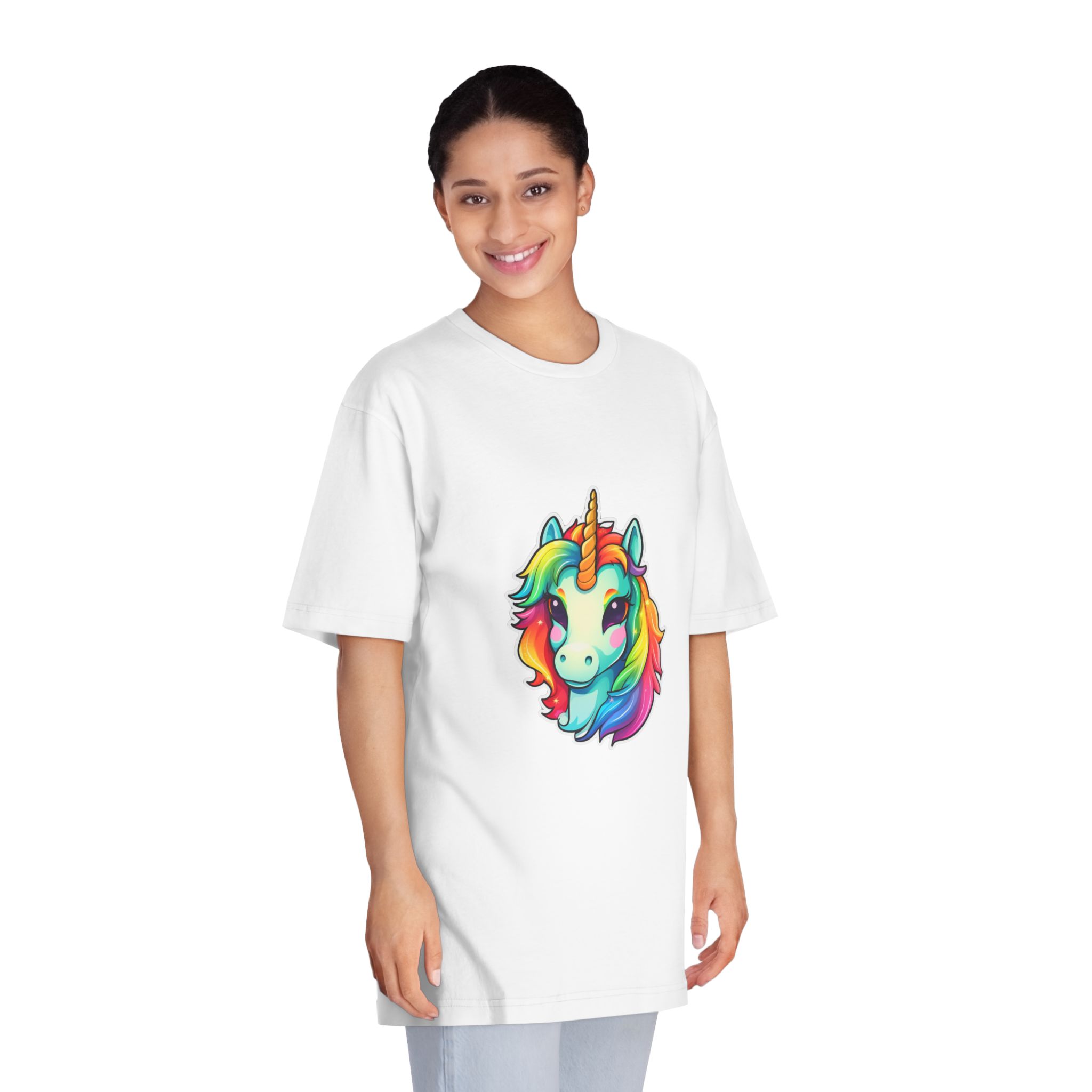 Unicorns 332 Unisex Classic Crewneck T Shirt - Image 3