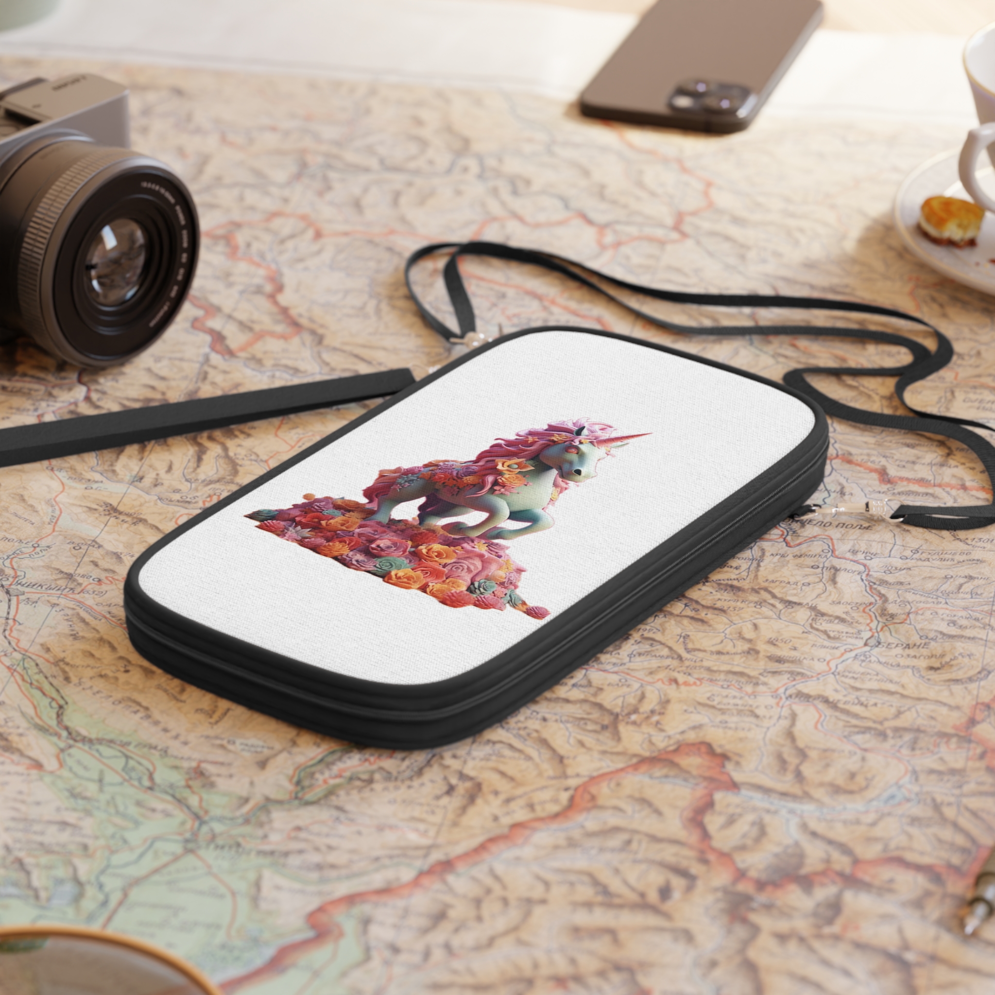 Colorful 3d Mythical Unicorn (3) Copy Passport Wallet - Image 4