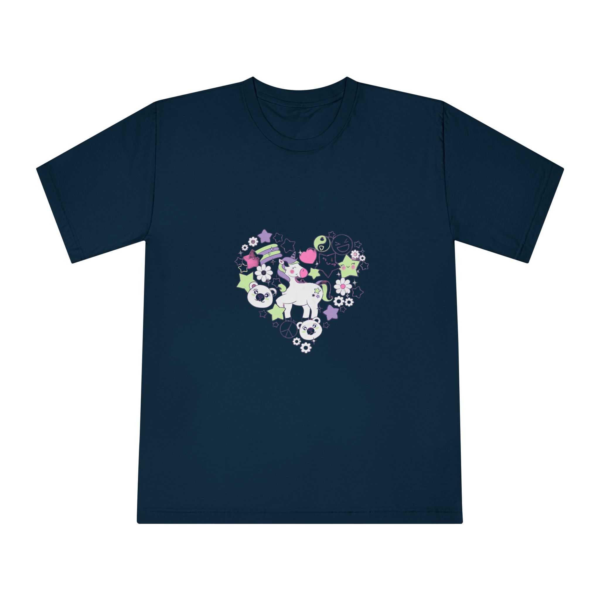 Unicorn Copy 3 Unisex Classic Crewneck T Shirt - Image 17