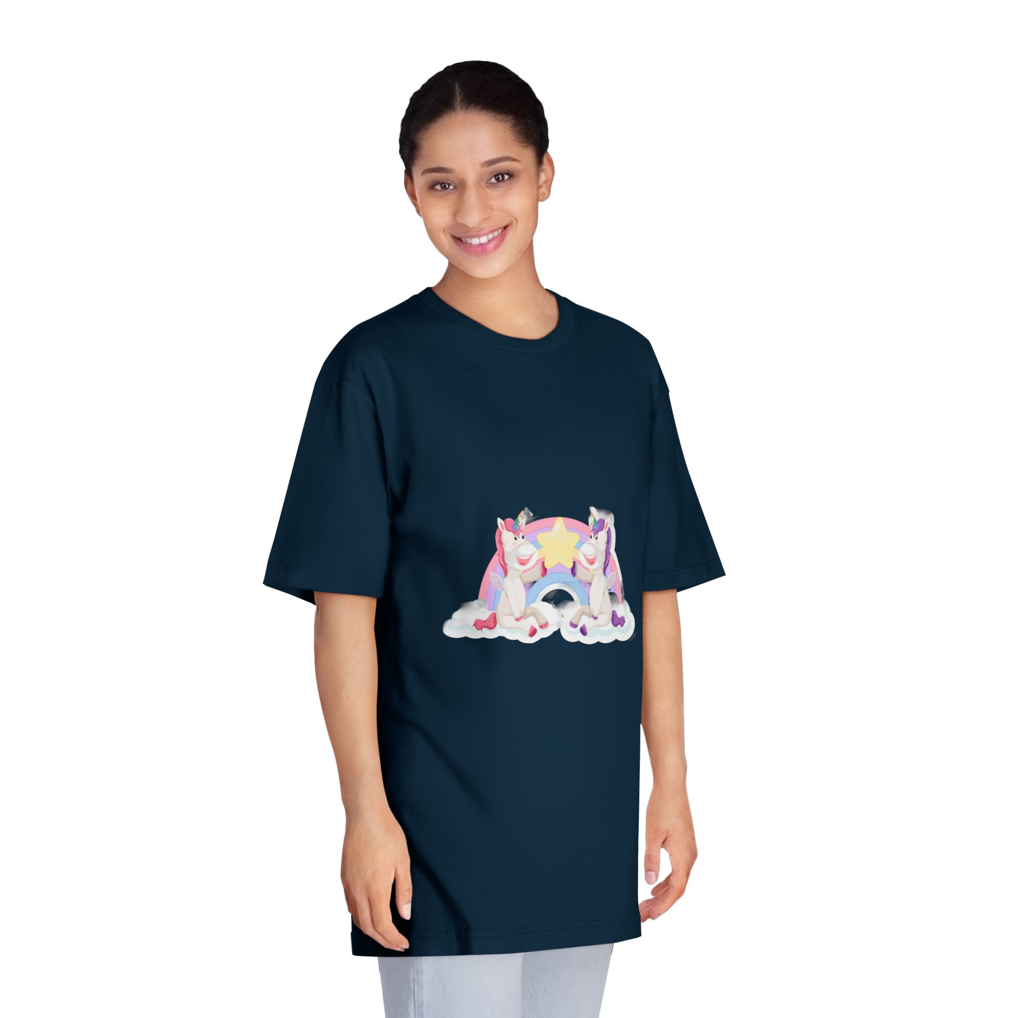 Unicorn V671 Unisex Classic Crewneck T Shirt - Image 19