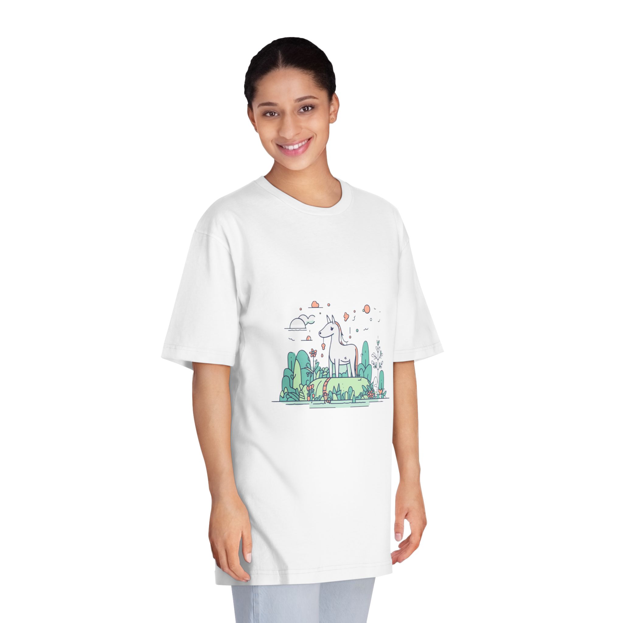 Unicorns 6 Unisex Classic Crewneck T Shirt - Image 3