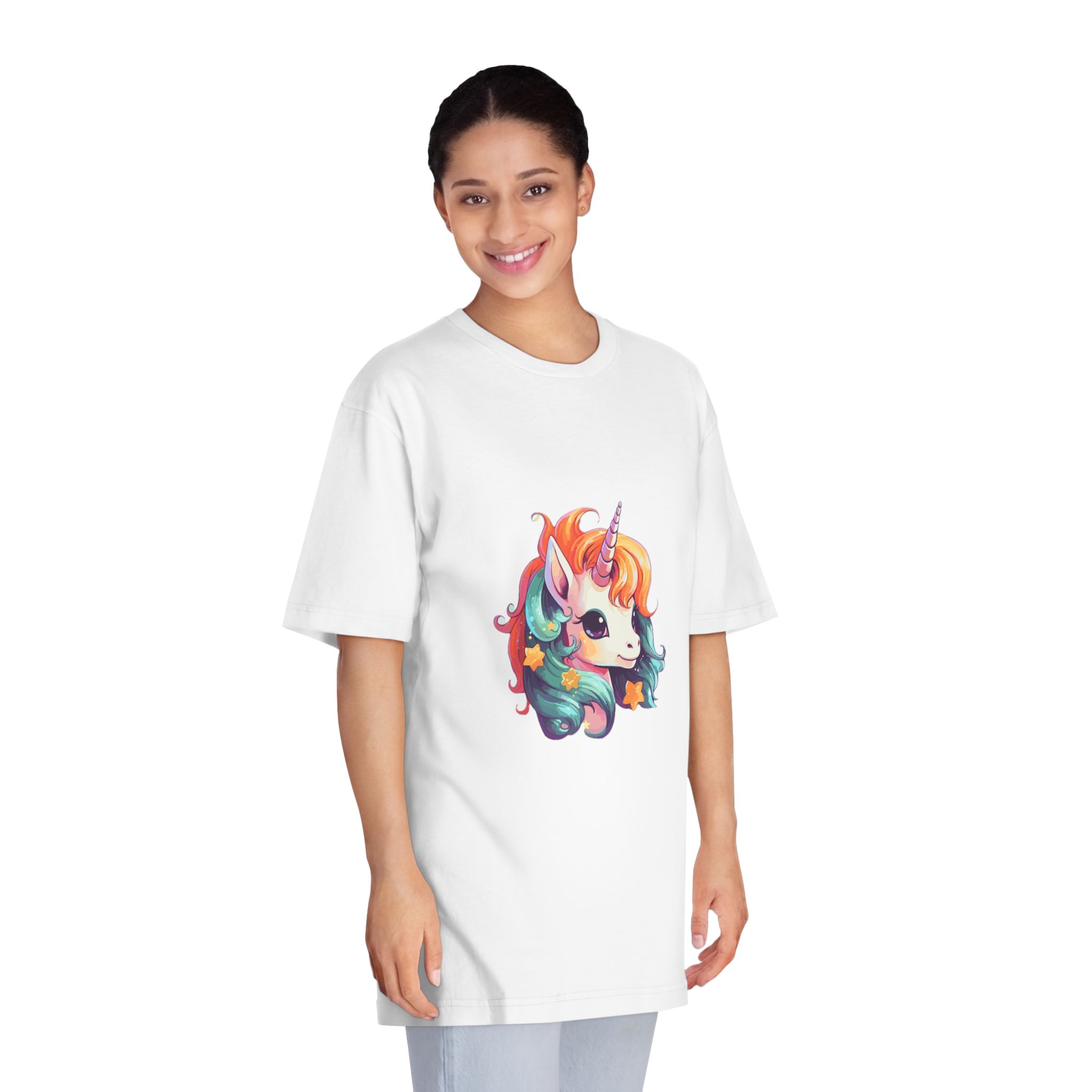 Unicorn V912 Unisex Classic Crewneck T Shirt - Image 3