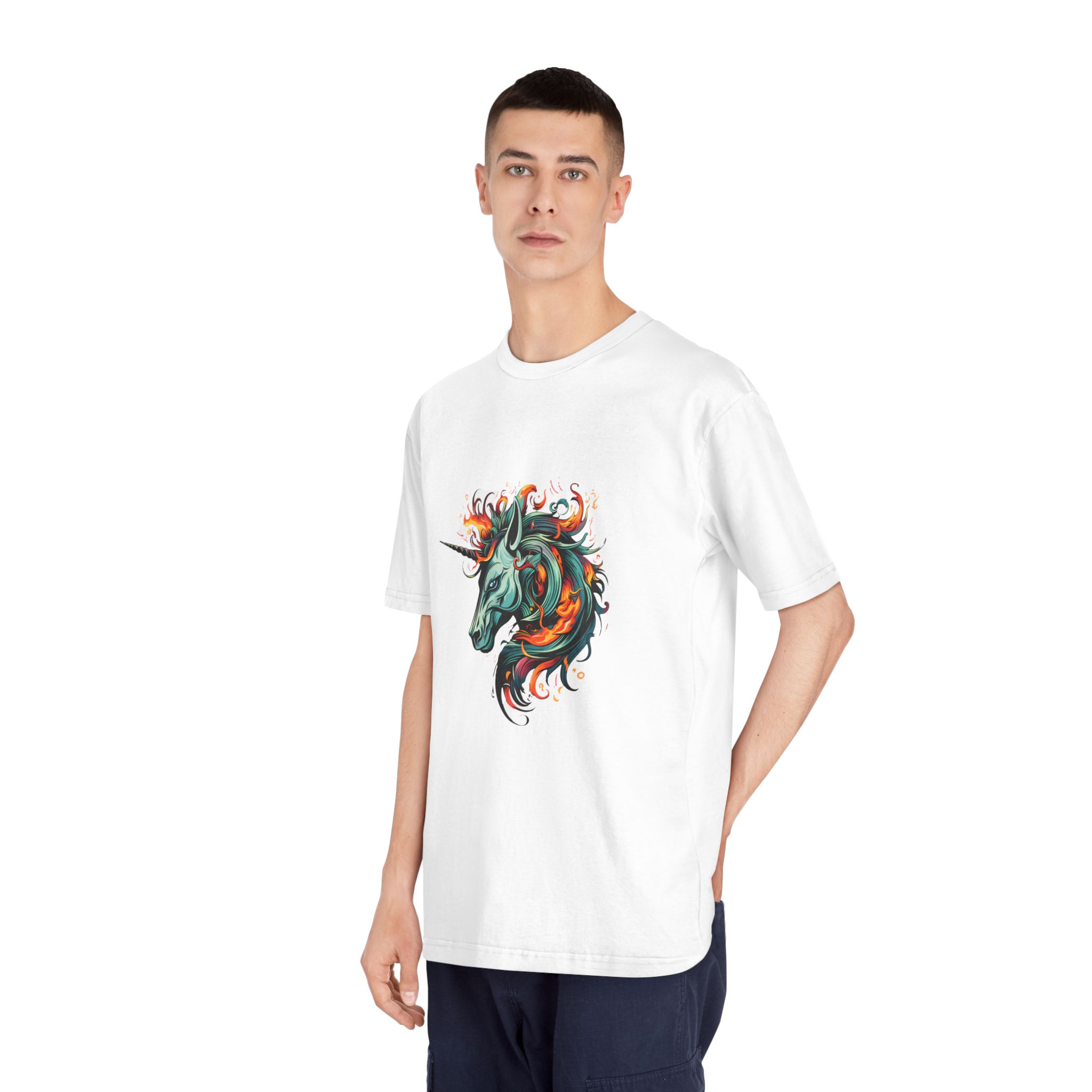 Unicorns 380 Unisex Classic Crewneck T Shirt - Image 4
